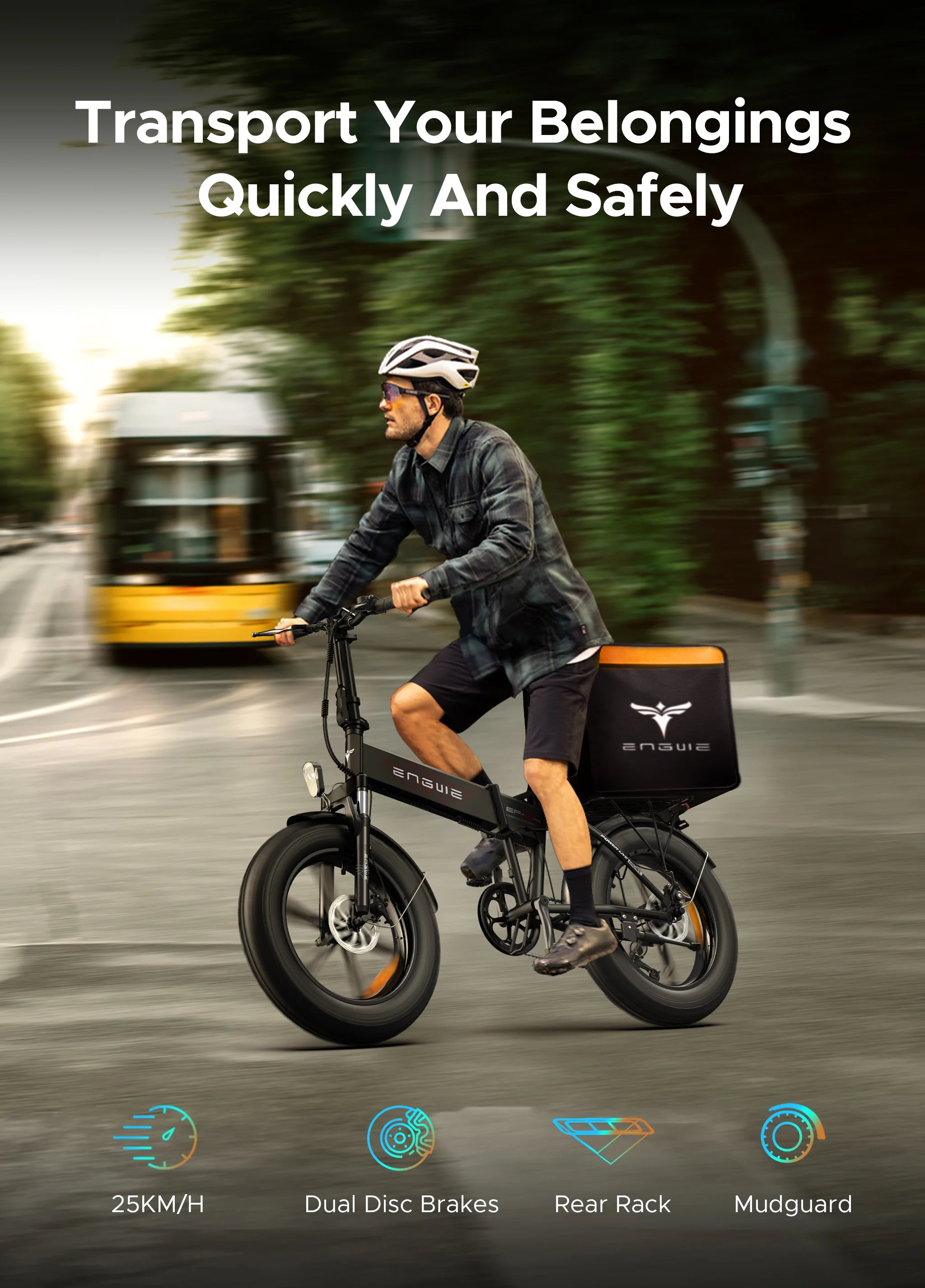 ENGWE EP-2 Boost Folding Electric Bike 250W 48V 13Ah 18