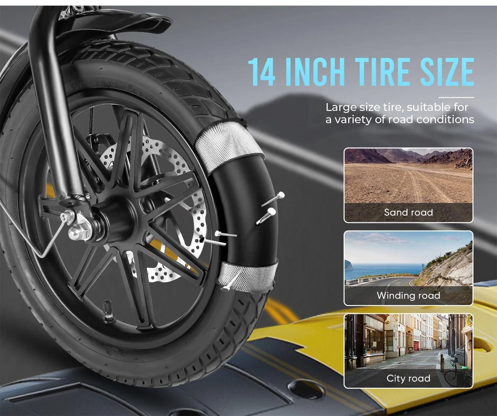 Samebike YINYU14 14” Electric Bike 36V 7.8A 26
