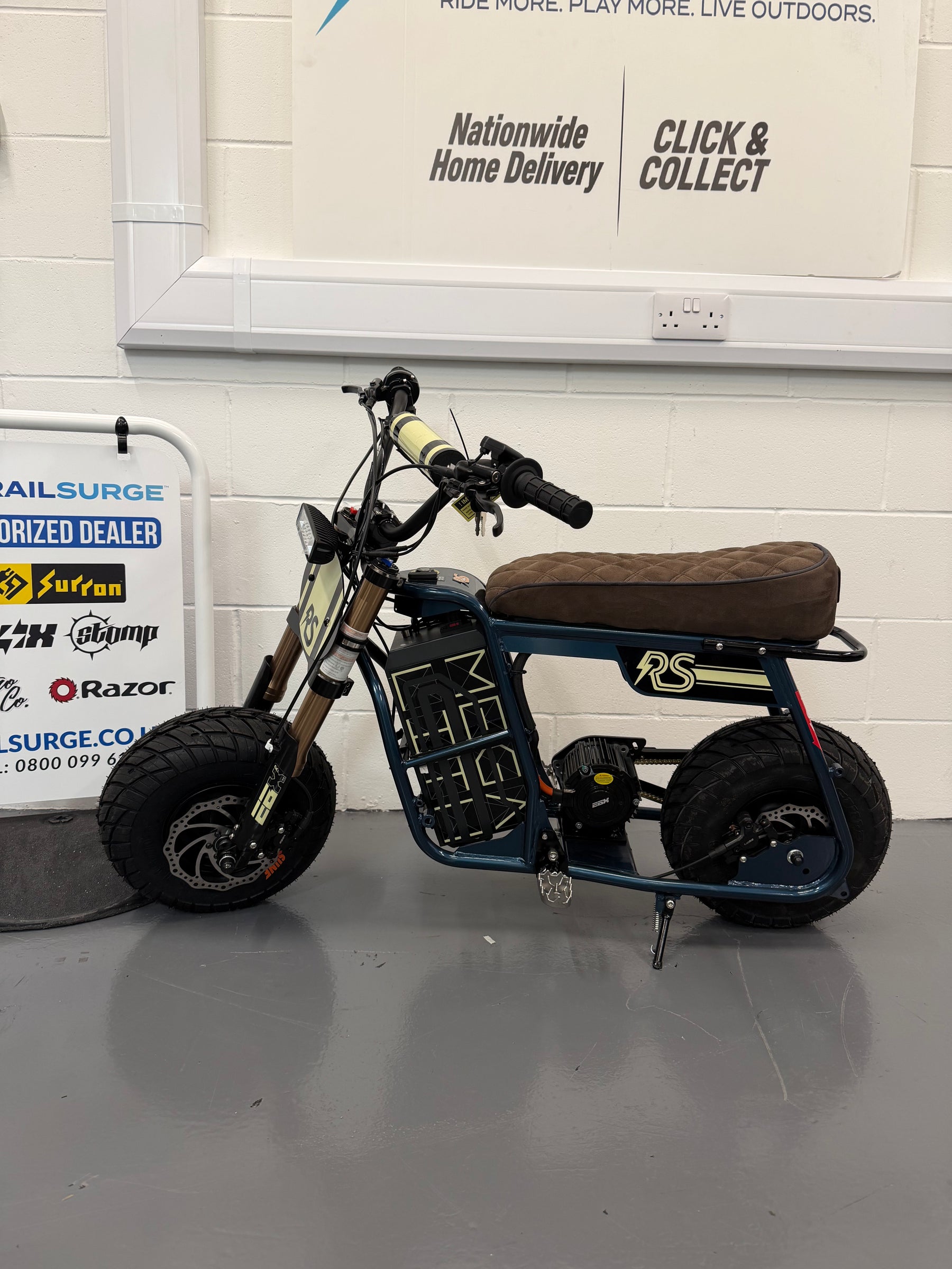 Real product photo of Dragster RS Electric Mini Bike from TrailSurge