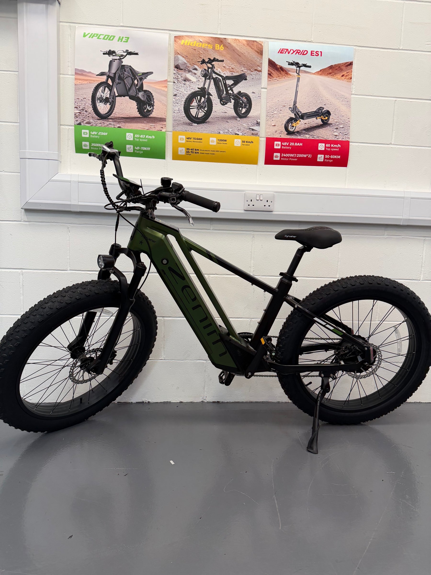 Real product photo of Cyrusher Zenith Electric Bike from TrailSurge