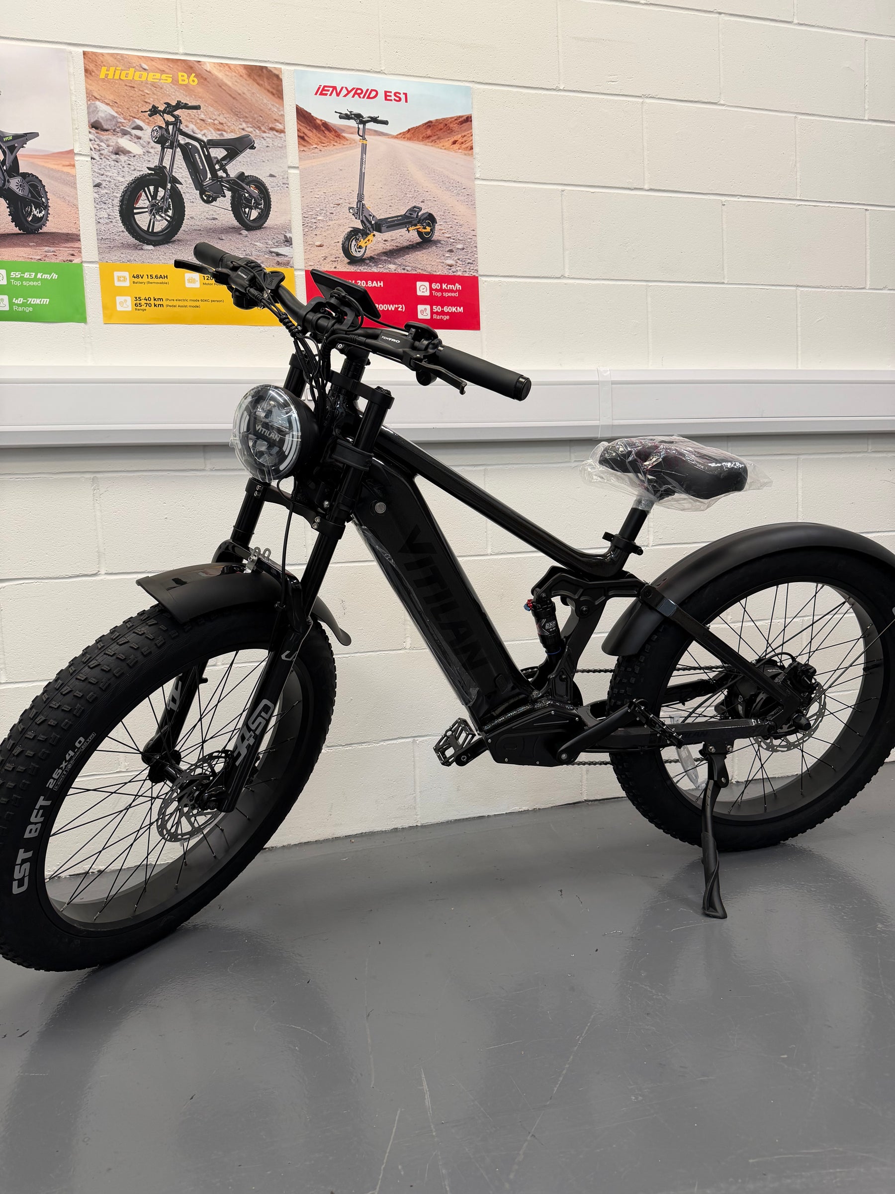 Real product photo of Vitilan T7 Pro Electric Bike from TrailSurge