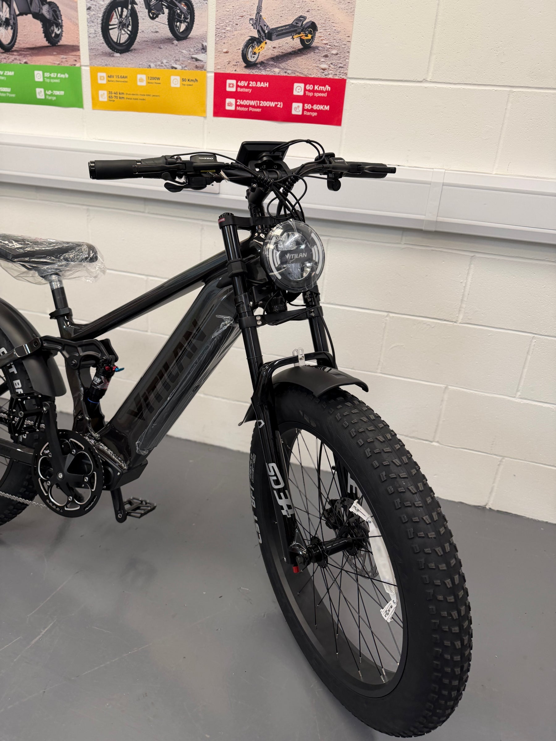 Real product photo of Vitilan T7 Pro Electric Bike from TrailSurge