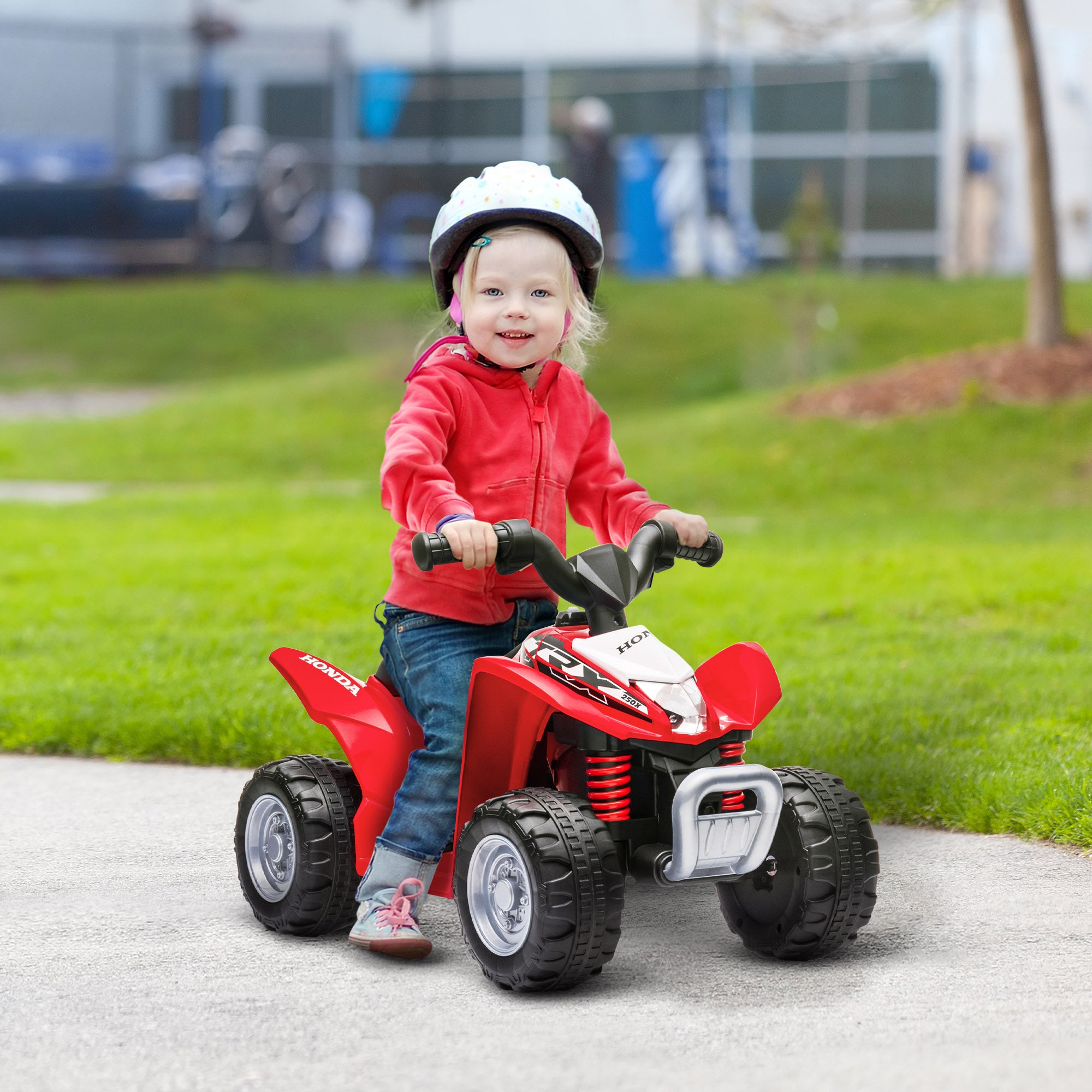 AIYAPLAY Honda 6V Kids Electric Quad Bike