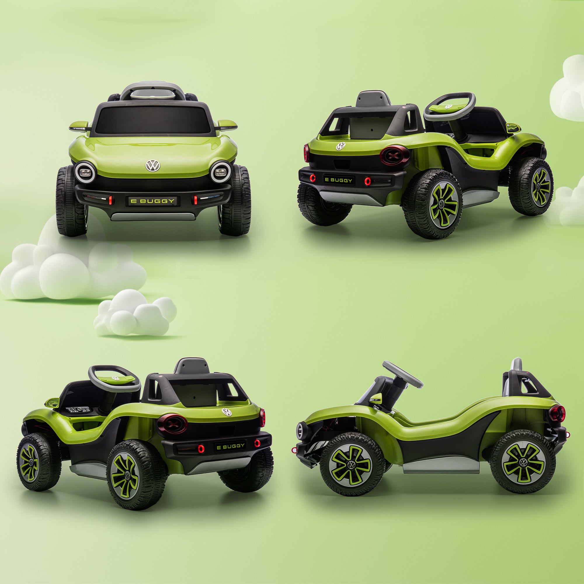AIYAPLAY Volkswagen Kids Electric Ride-On Car