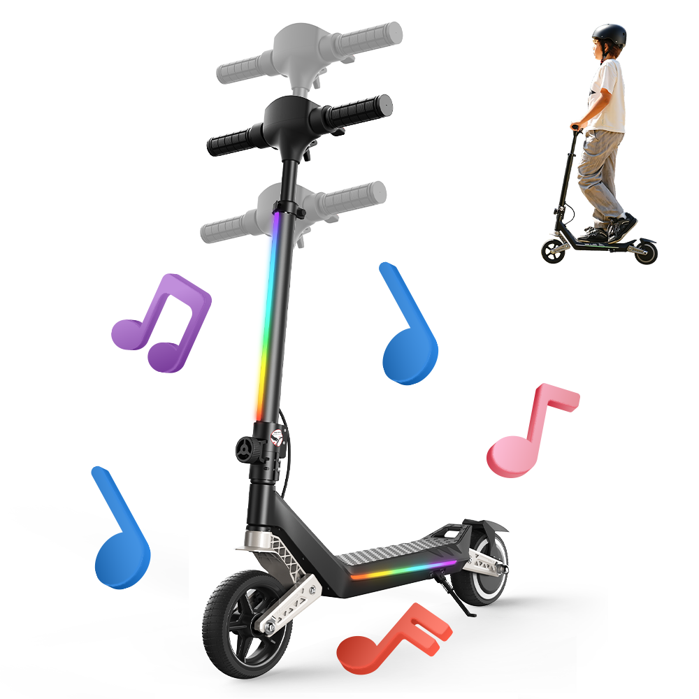 iScooter K6 Kids Electric Scooter with Dual Suspension - Black