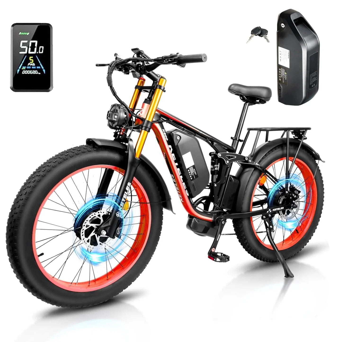 KETELES K800 Pro Electric Bike 48V 23AH 8