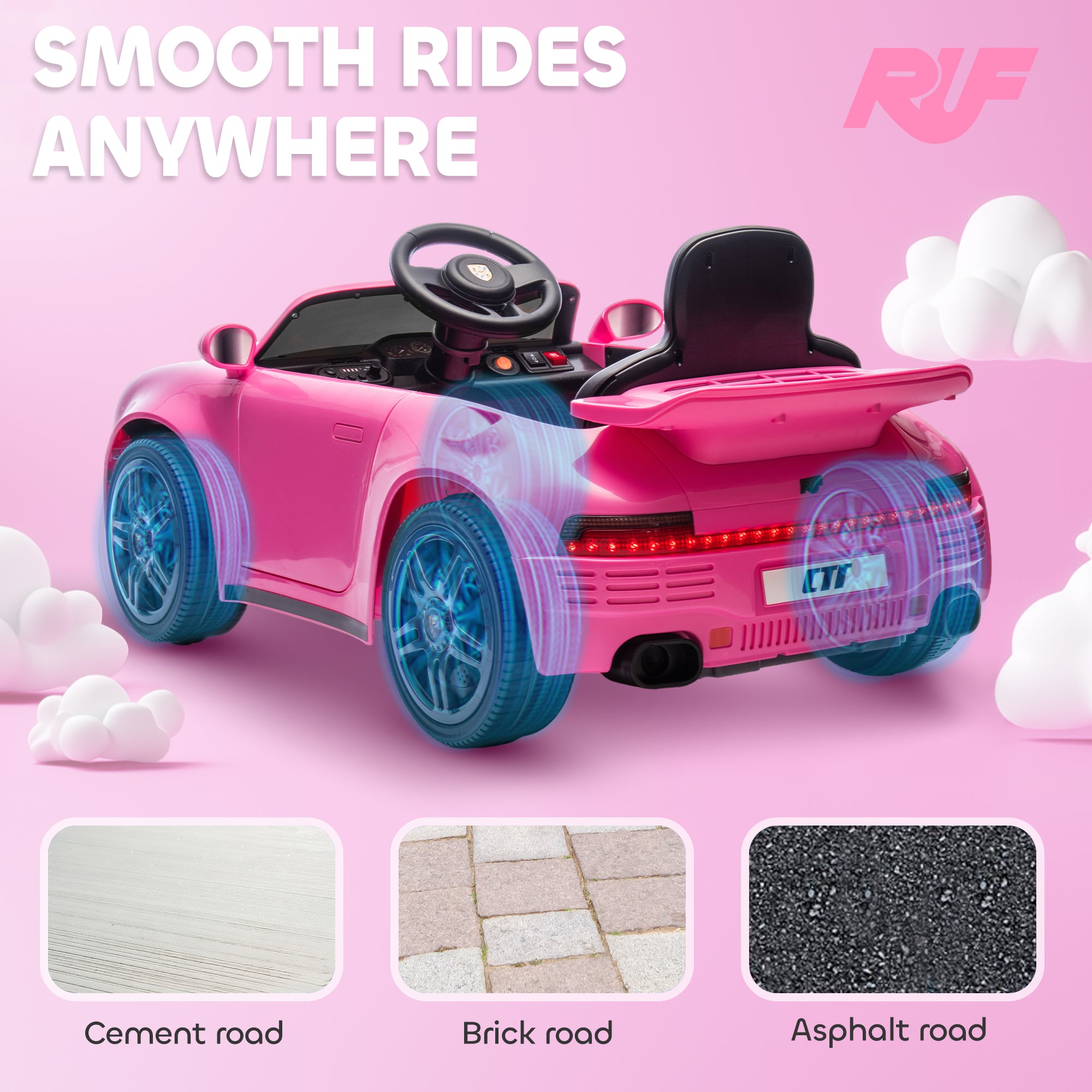 AIYAPLAY RUF CTR Yellowbird Kids Electric Ride-On Car