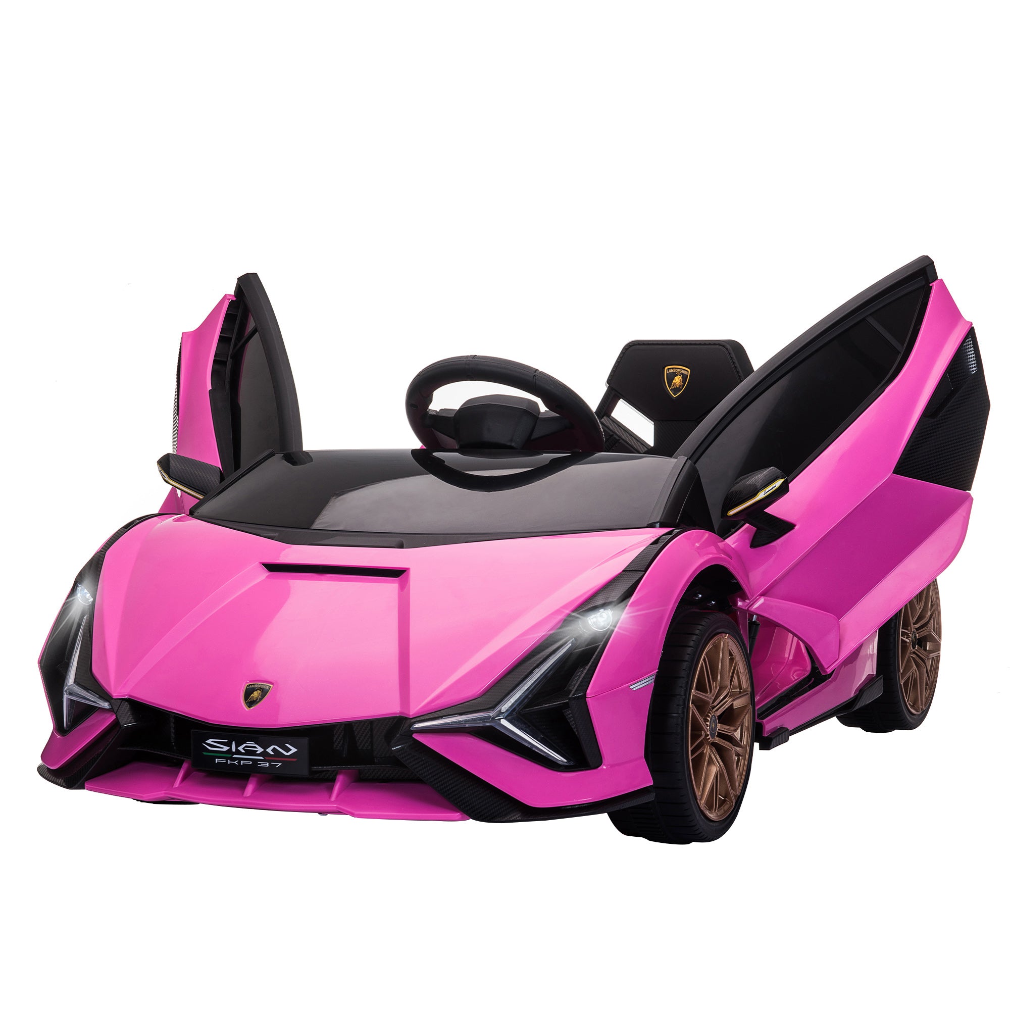 HOMCOM Lamborghini Sian 12V Kids Ride-On Car