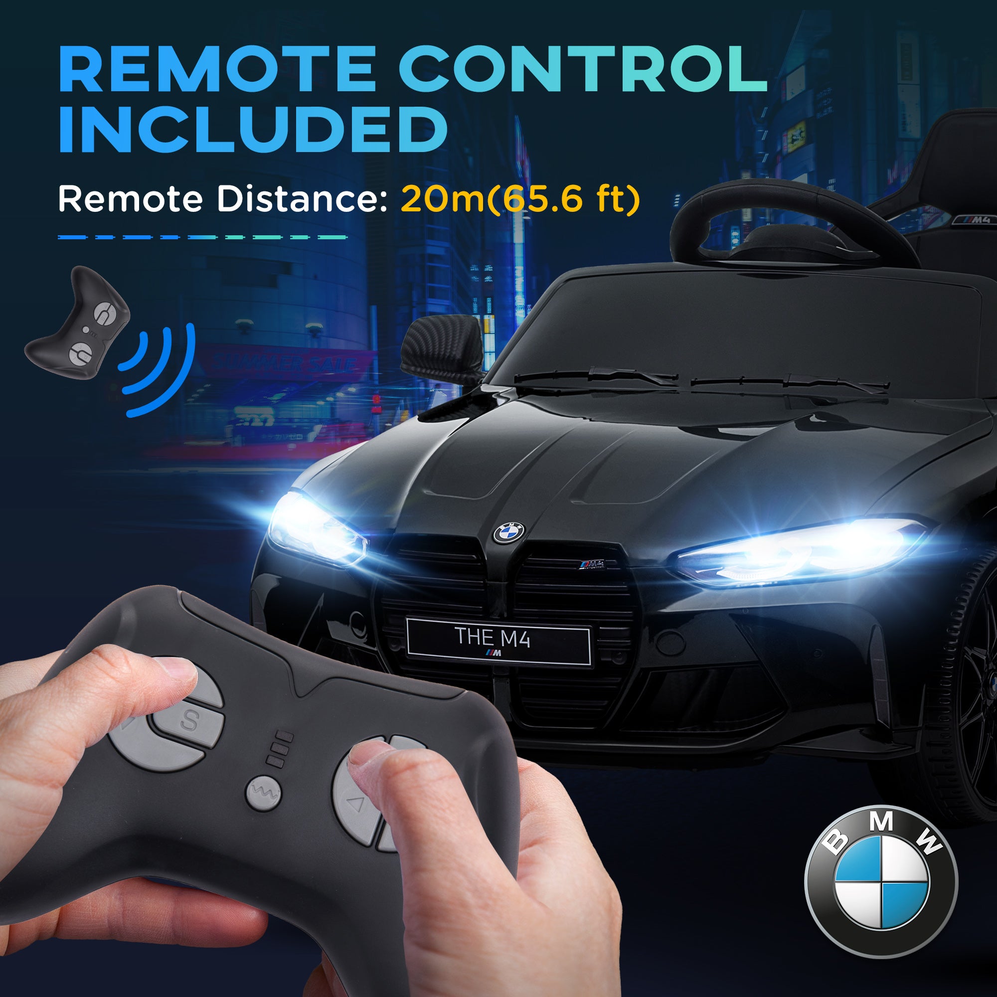 AIYAPLAY BMW 12V Kids Electric Ride-On Car
