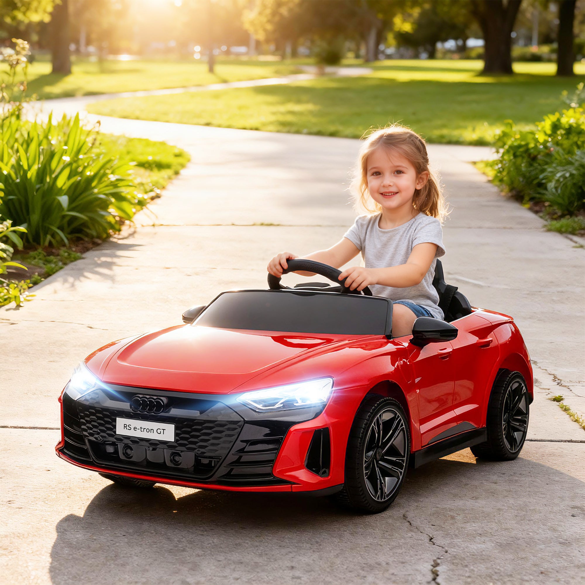 HOMCOM Audi 12V Kids Electric Ride-On Car