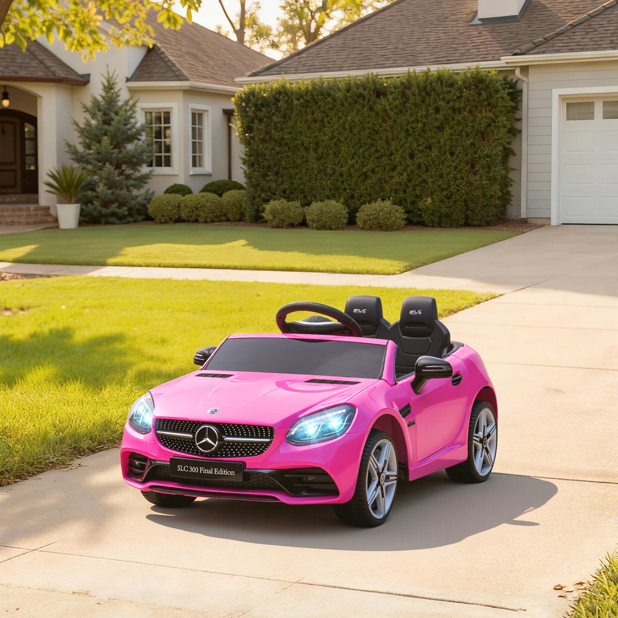 HOMCOM Mercedes-Benz SLC 300 12V Kids Ride-On Car