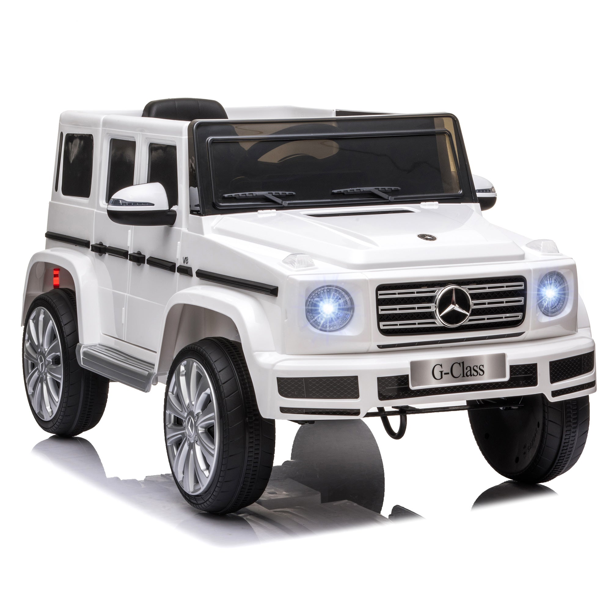 HOMCOM Mercedes-Benz G500 12V Kids Ride-On Car - White