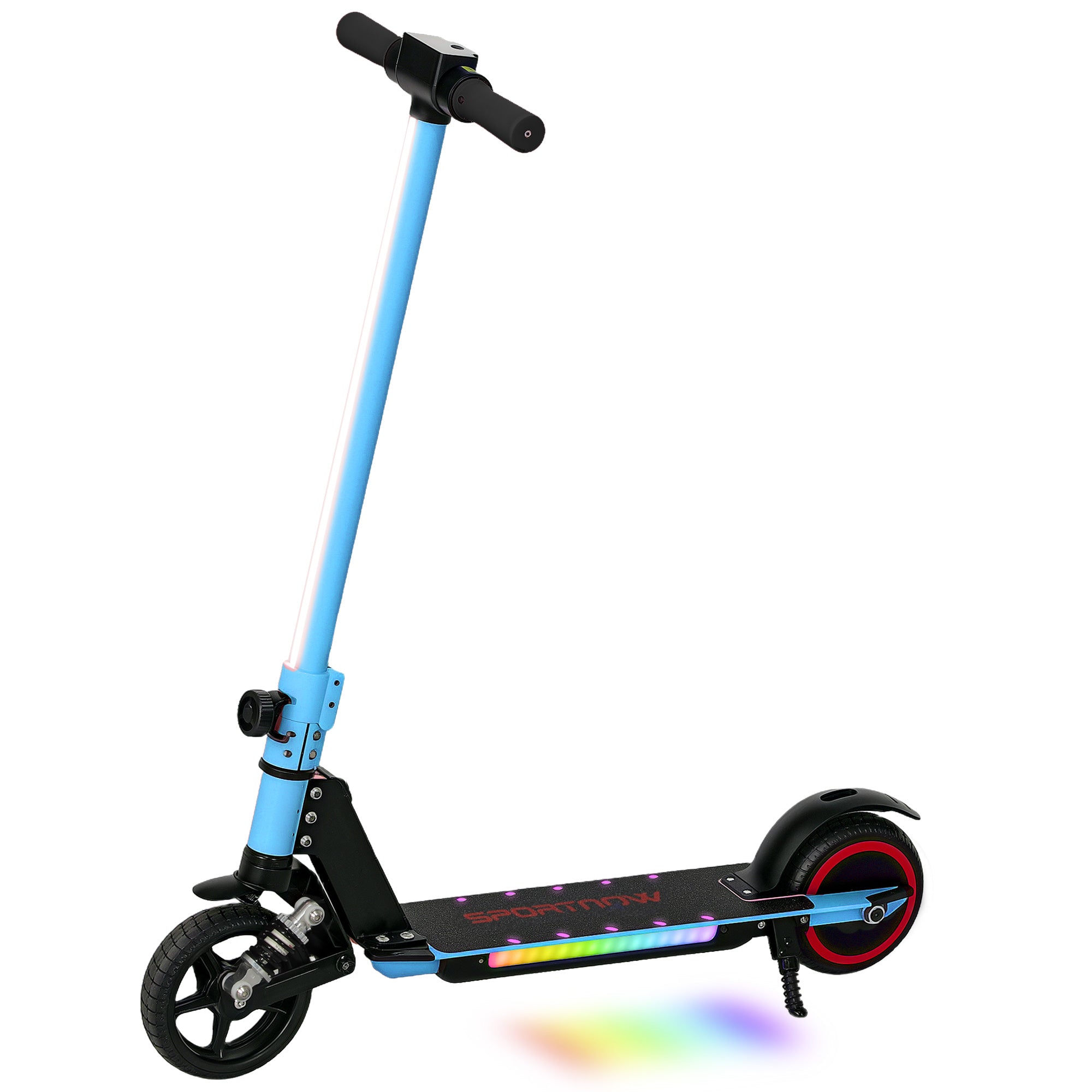 SPORTNOW Kids Electric Scooter with Suspension - Blue