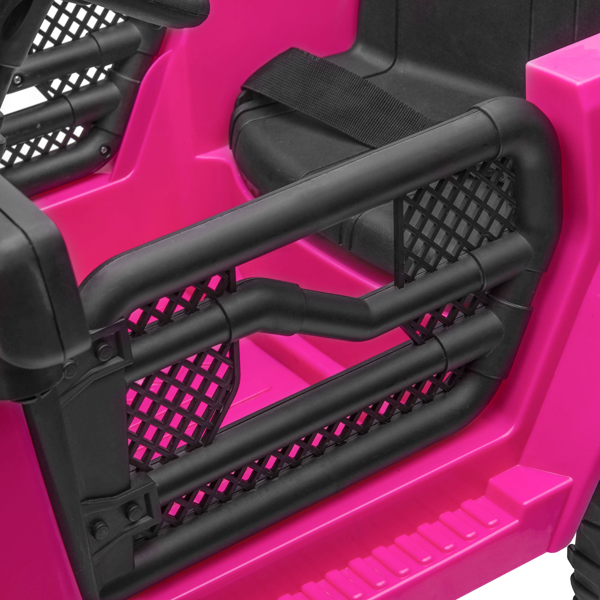 HOMCOM 12V Kids Off-Road Ride-On Car / Truck - Pink