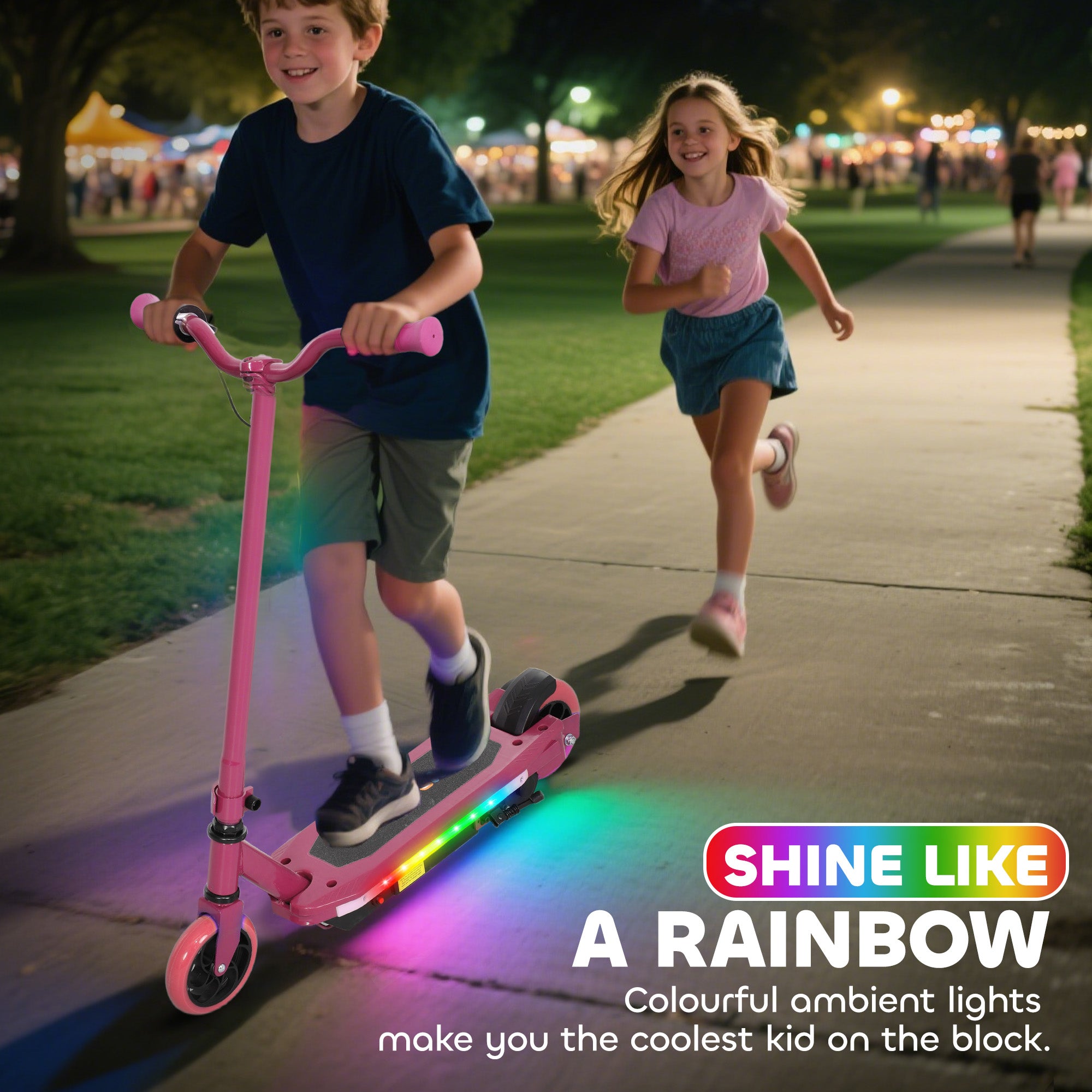 AIYAPLAY Kids Electric Scooter 6-14