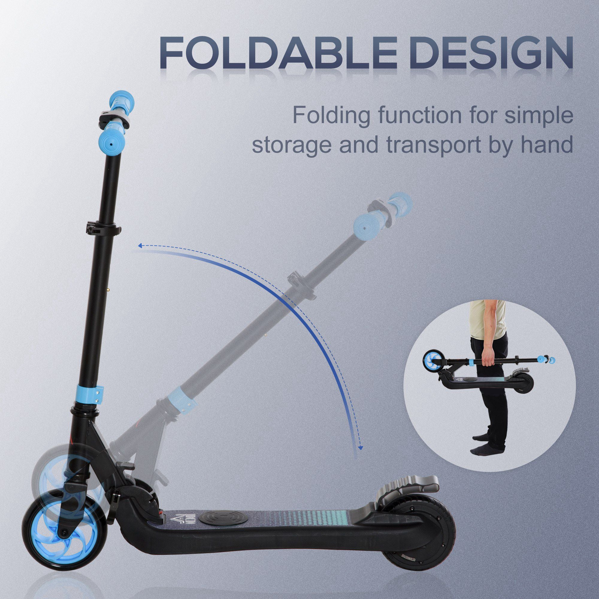 HOMCOM Kids Electric Scooter 8km/h
