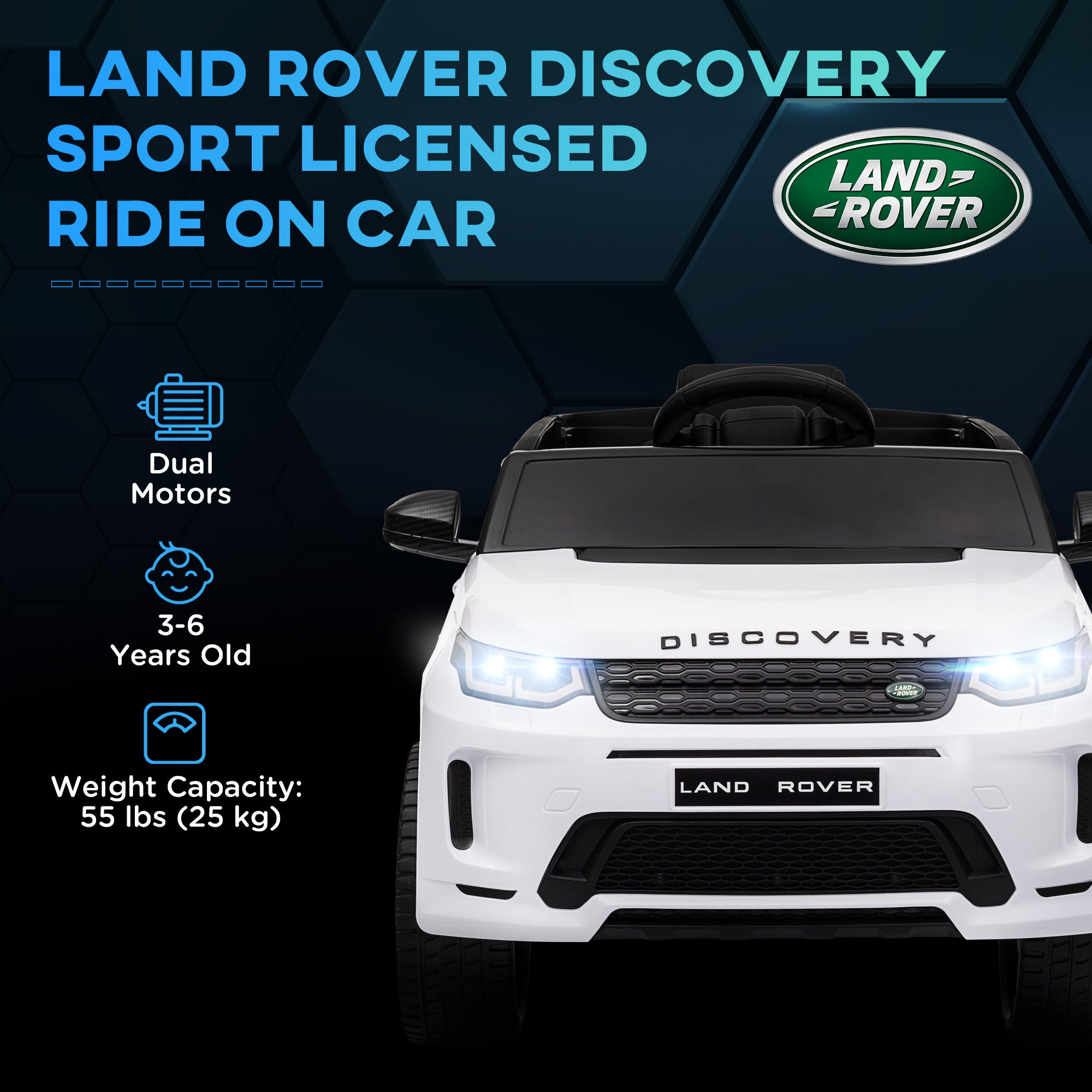 AIYAPLAY Land Rover Discovery Sport 12V Kids Ride-On Car