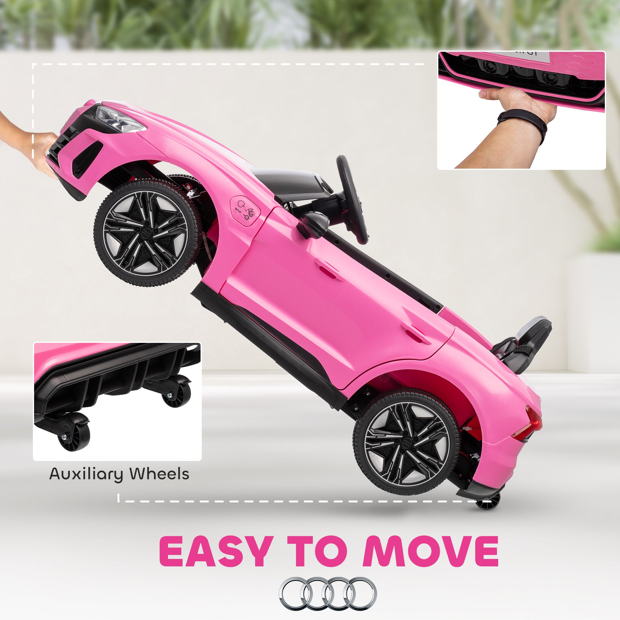 HOMCOM Audi 12V Kids Electric Ride-On Car