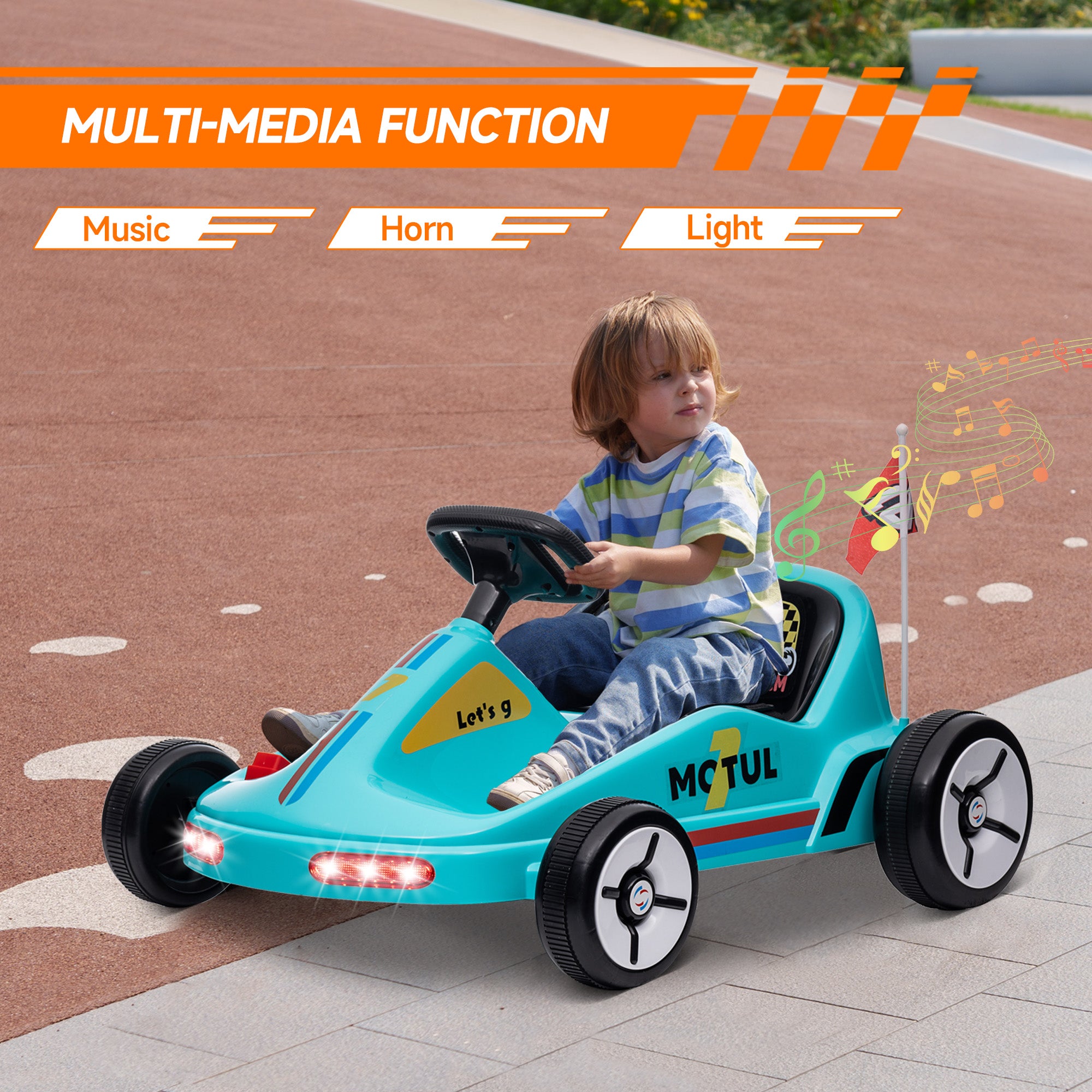 AIYAPLAY 6V Kids Electric Go-Kart