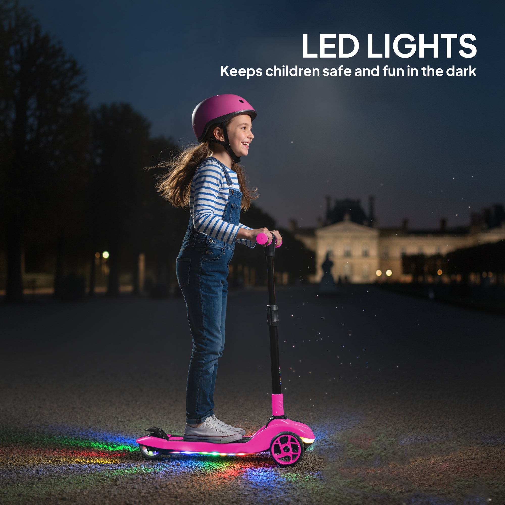 AIYAPLAY 3-Wheel Kids Electric Scooter