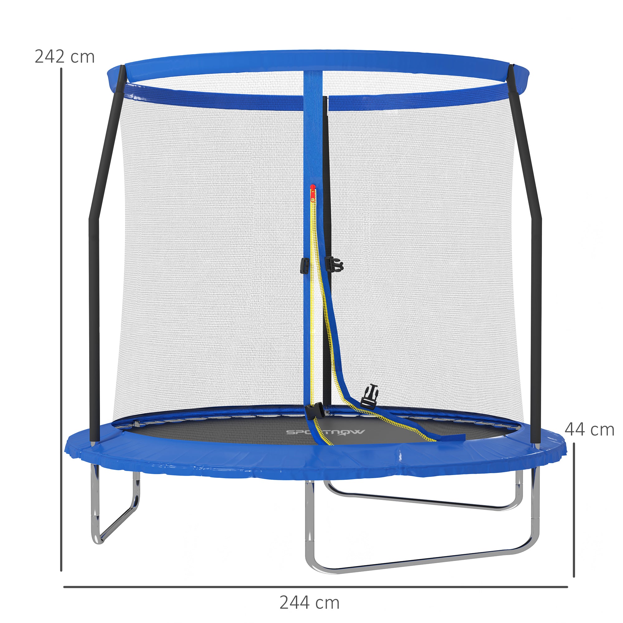 SPORTNOW 6ft Trampoline with Safety Enclosure Net 6