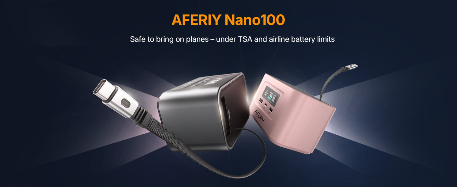 AFERIY Nano100 Portable Power Station 100W 99.2Wh product image 2