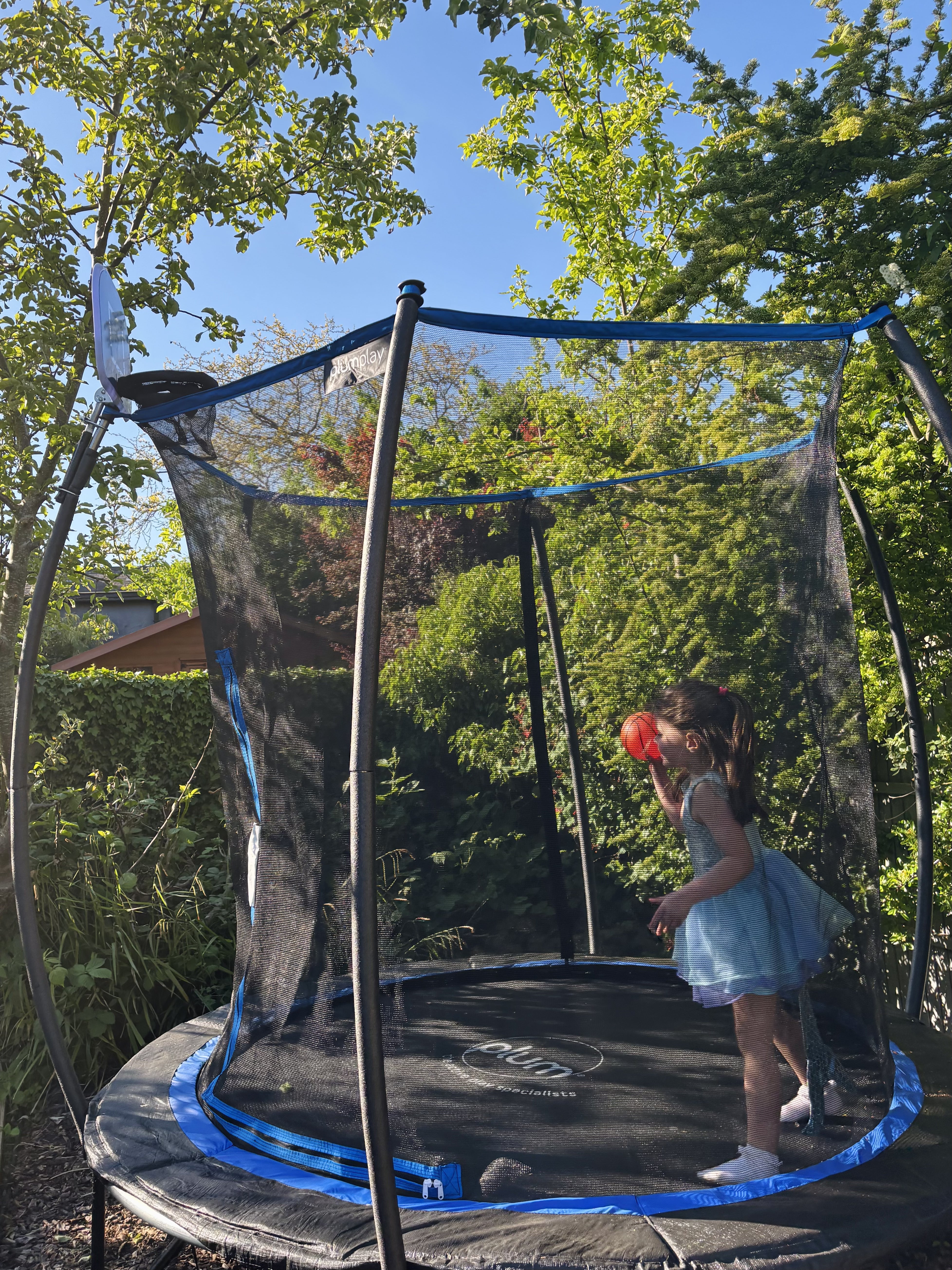 Plum 14ft Deluxe Springsafe Trampoline & Enclosure