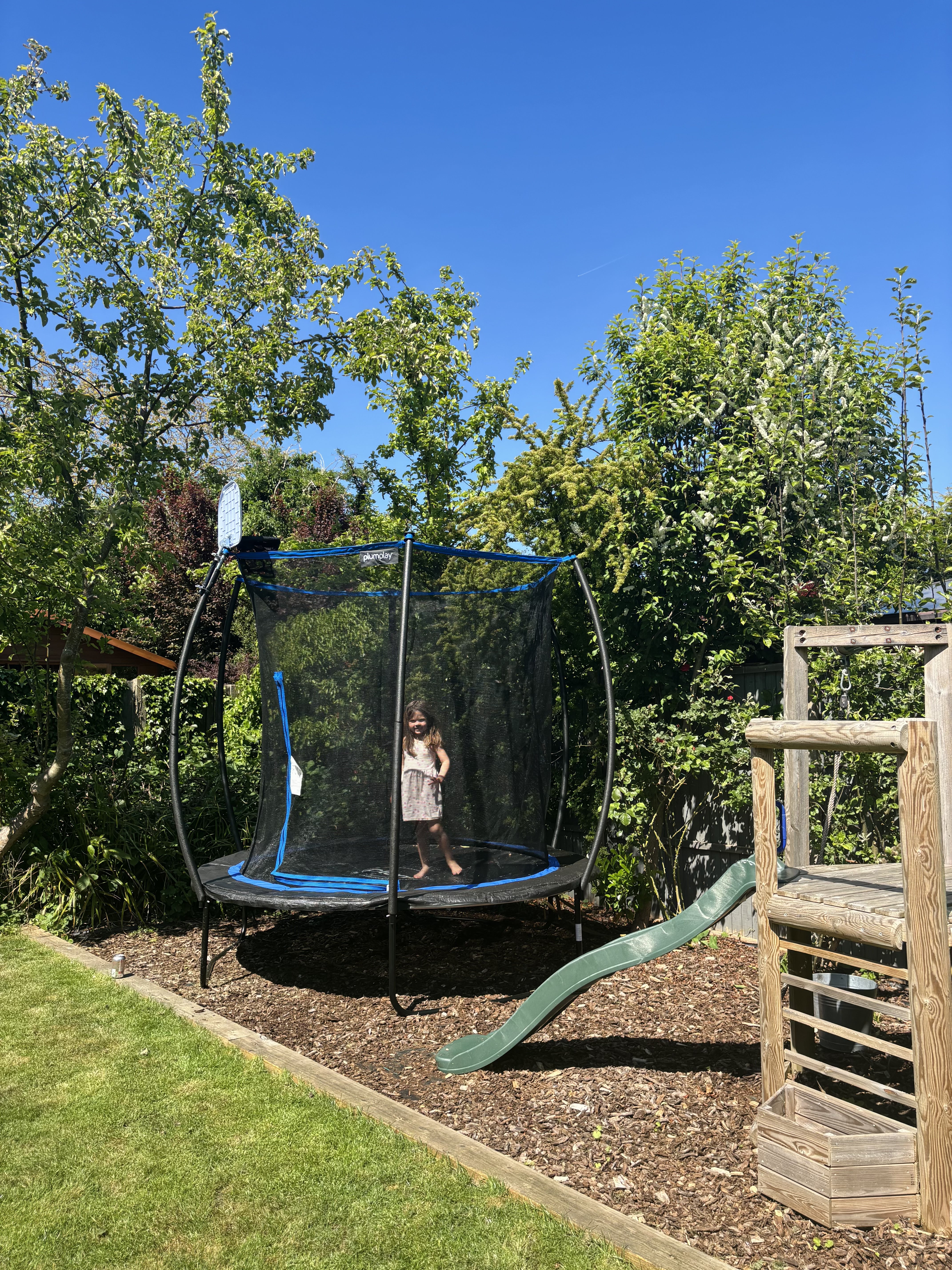 Plum 10 x 8ft Rectangular Springsafe Trampoline & Enclosure