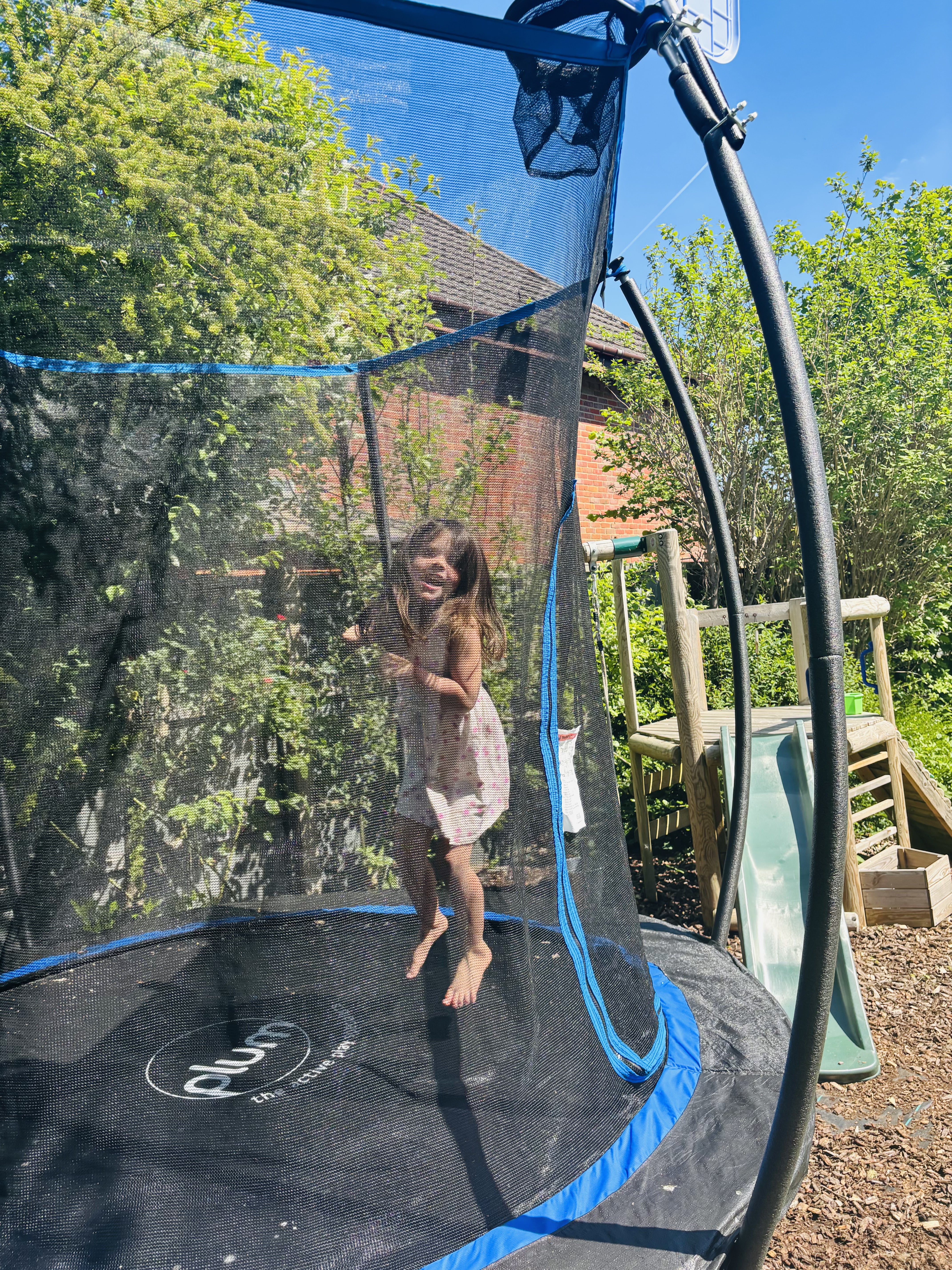 Plum 8 x 6ft Rectangular Springsafe Trampoline & Enclosure