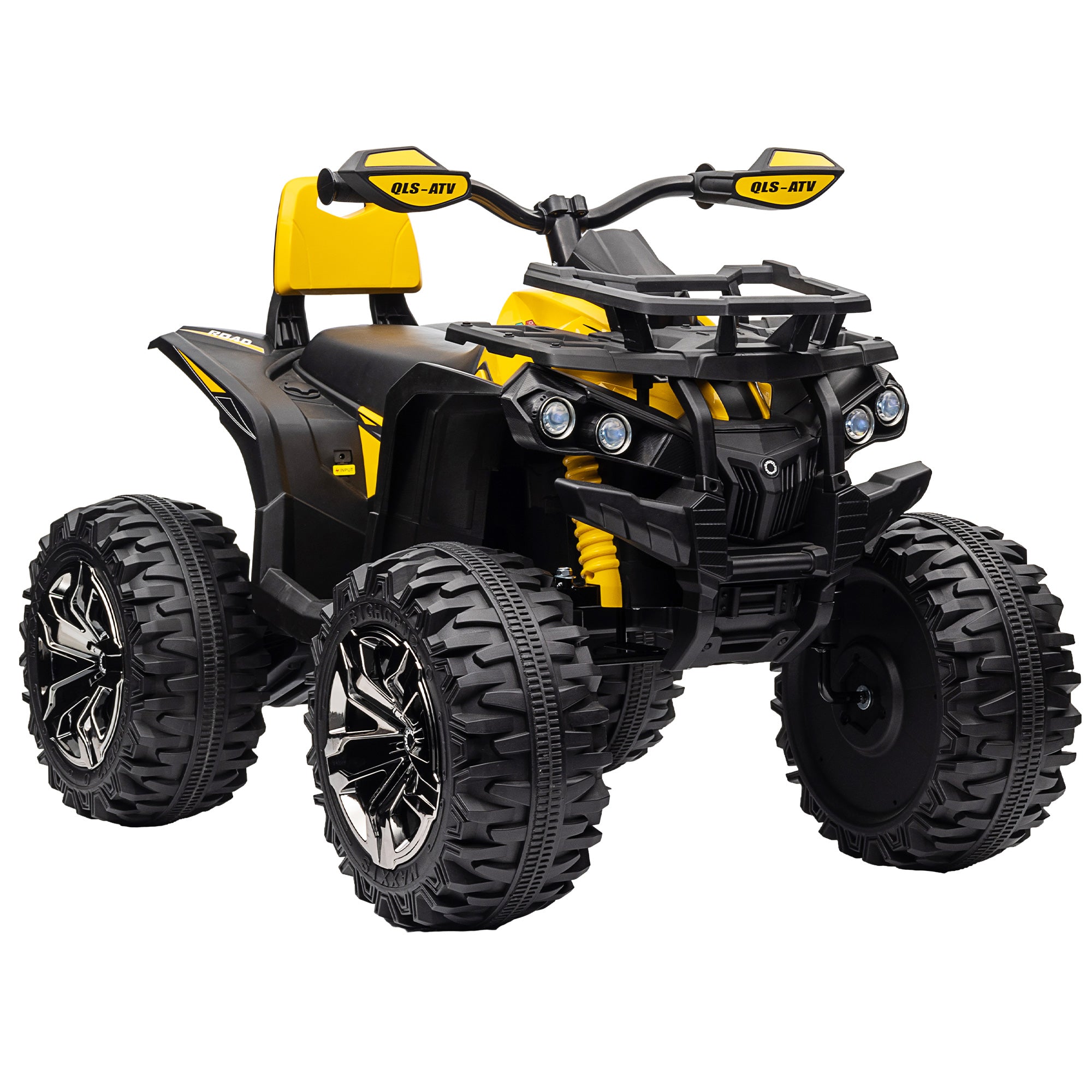 HOMCOM 12V Kids Electric Quad Bike - Red