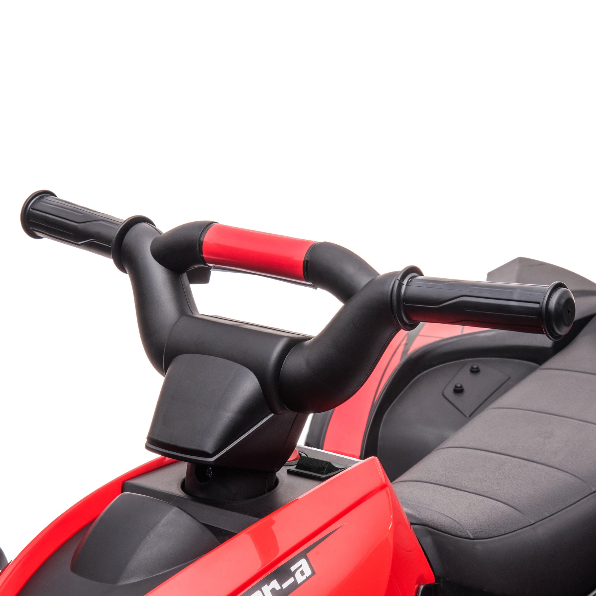 HOMCOM 12V Kids Electric Quad Bike - Red