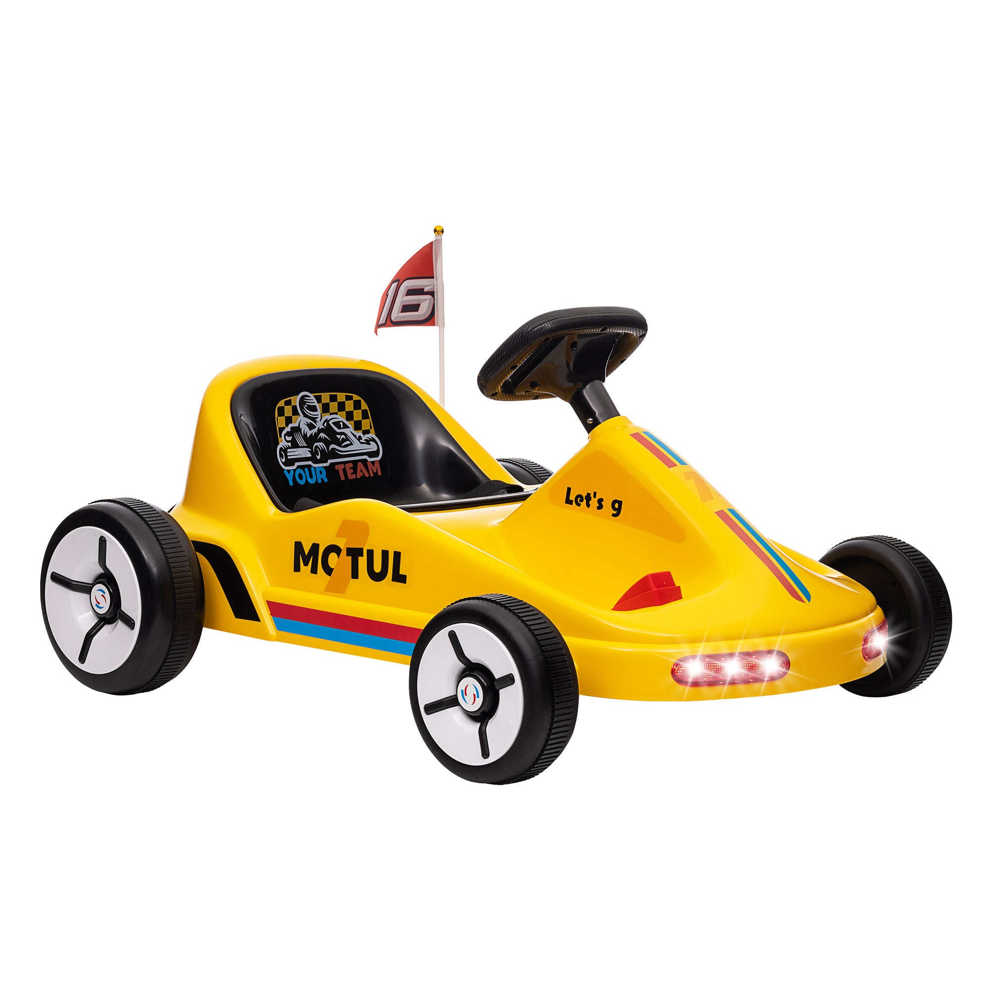 AIYAPLAY 6V Kids Electric Go-Kart