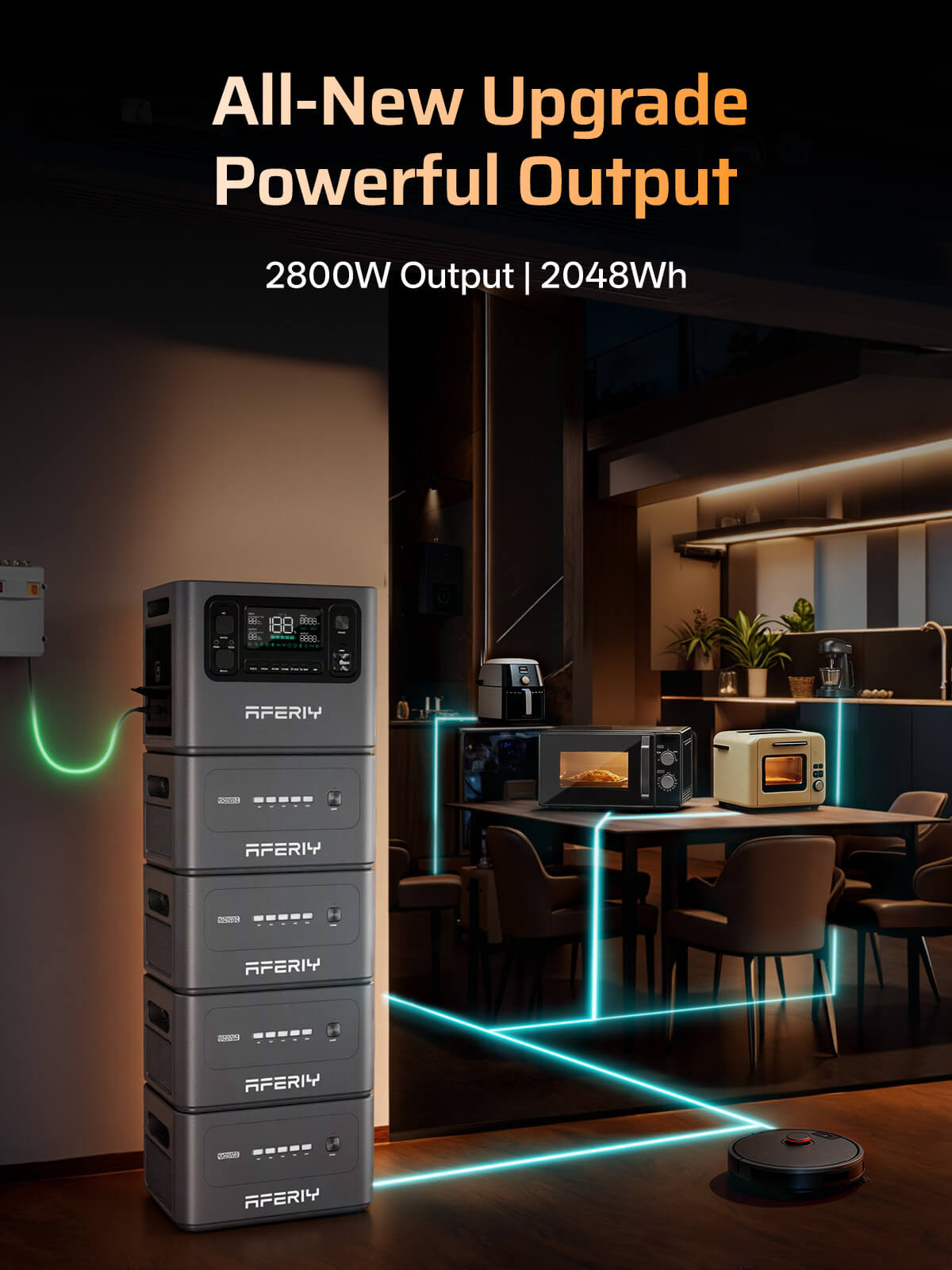 AFERIY P280 Portable Power Station 2800W 2048Wh product image 2