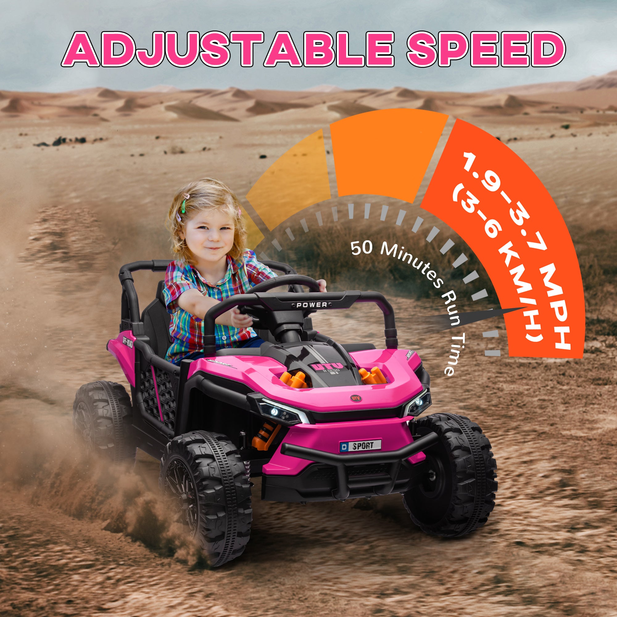 AIYAPLAY 12V Kids Ride-On Truck - Black