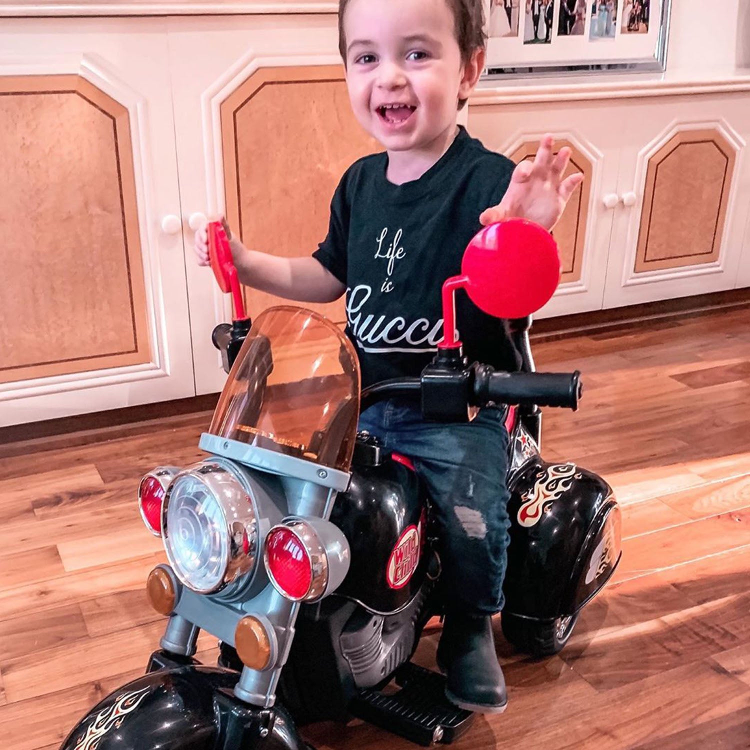 HOMCOM 6V Kids Electric Scooter Ride-On