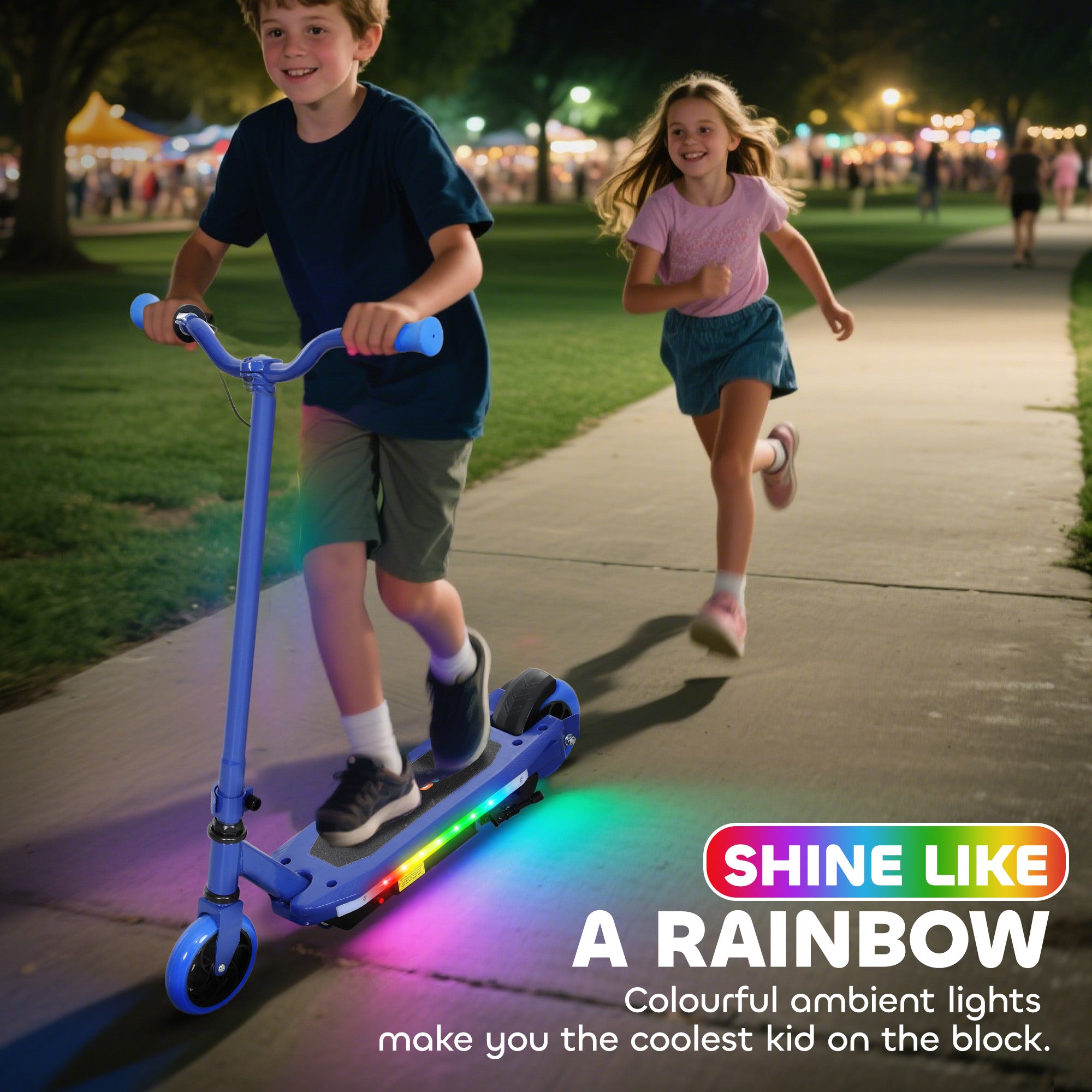 AIYAPLAY Kids Electric Scooter 6-14