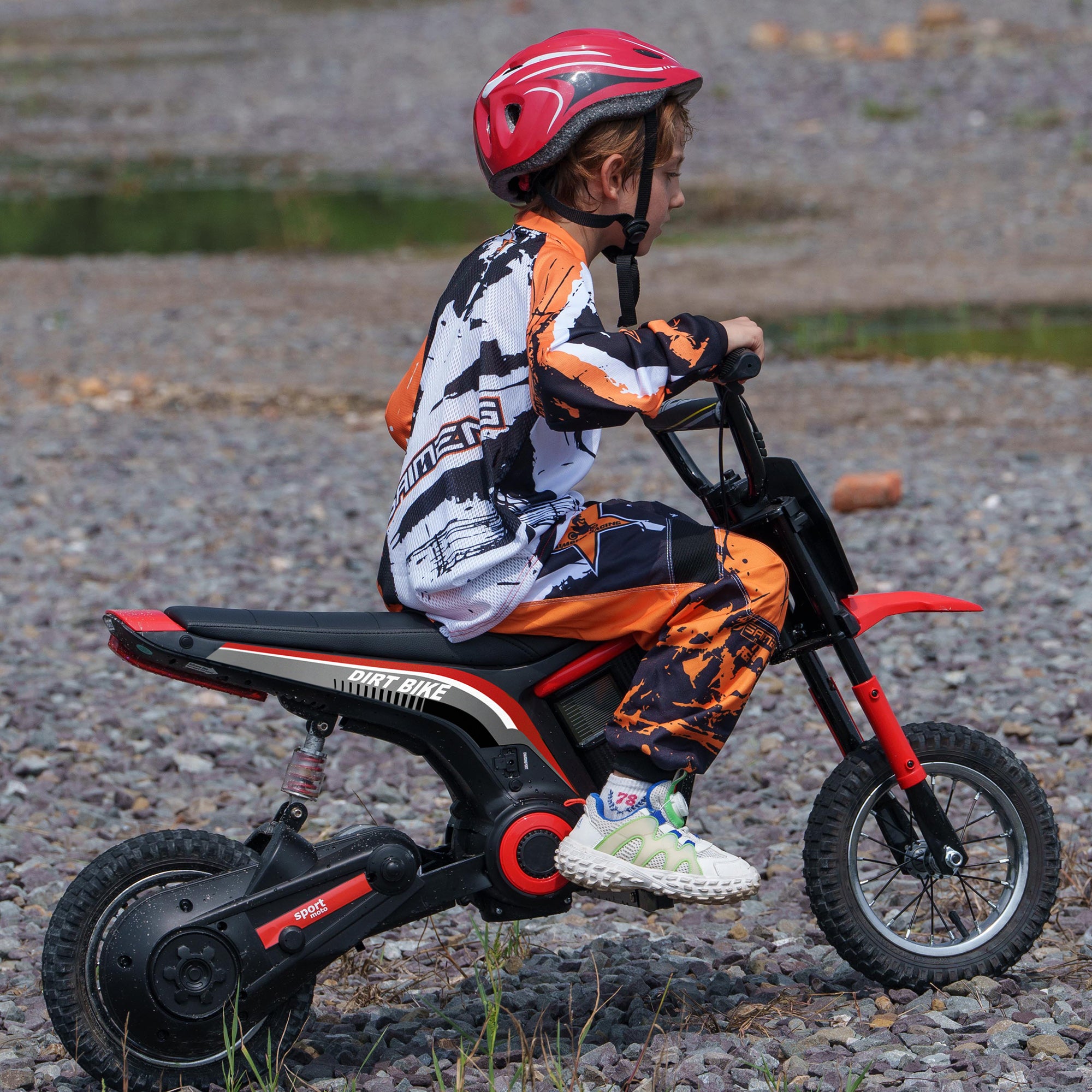 HOMCOM 24V Kids Electric Motorbike 2
