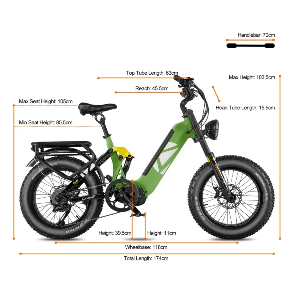 Cyrusher Quest Electric Bike 12