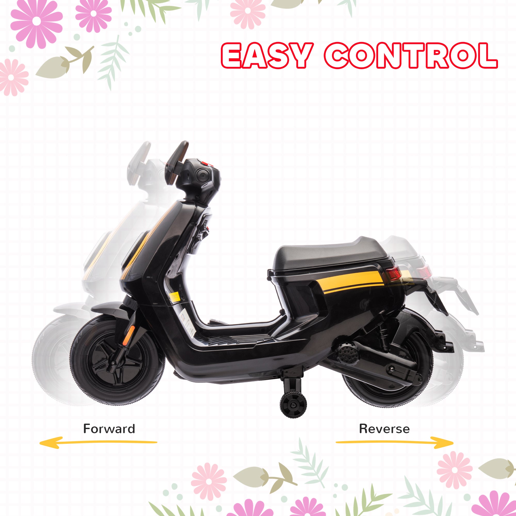 AIYAPLAY 6V Toddler Electric Motorbike