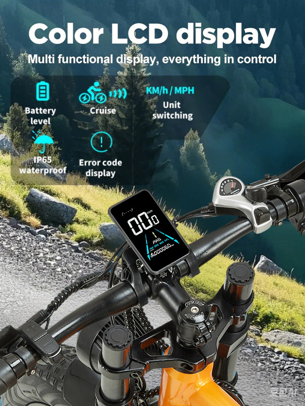 Randride YX80-2 Electric Mountain Bike 48V 20Ah Dual Motor Randride