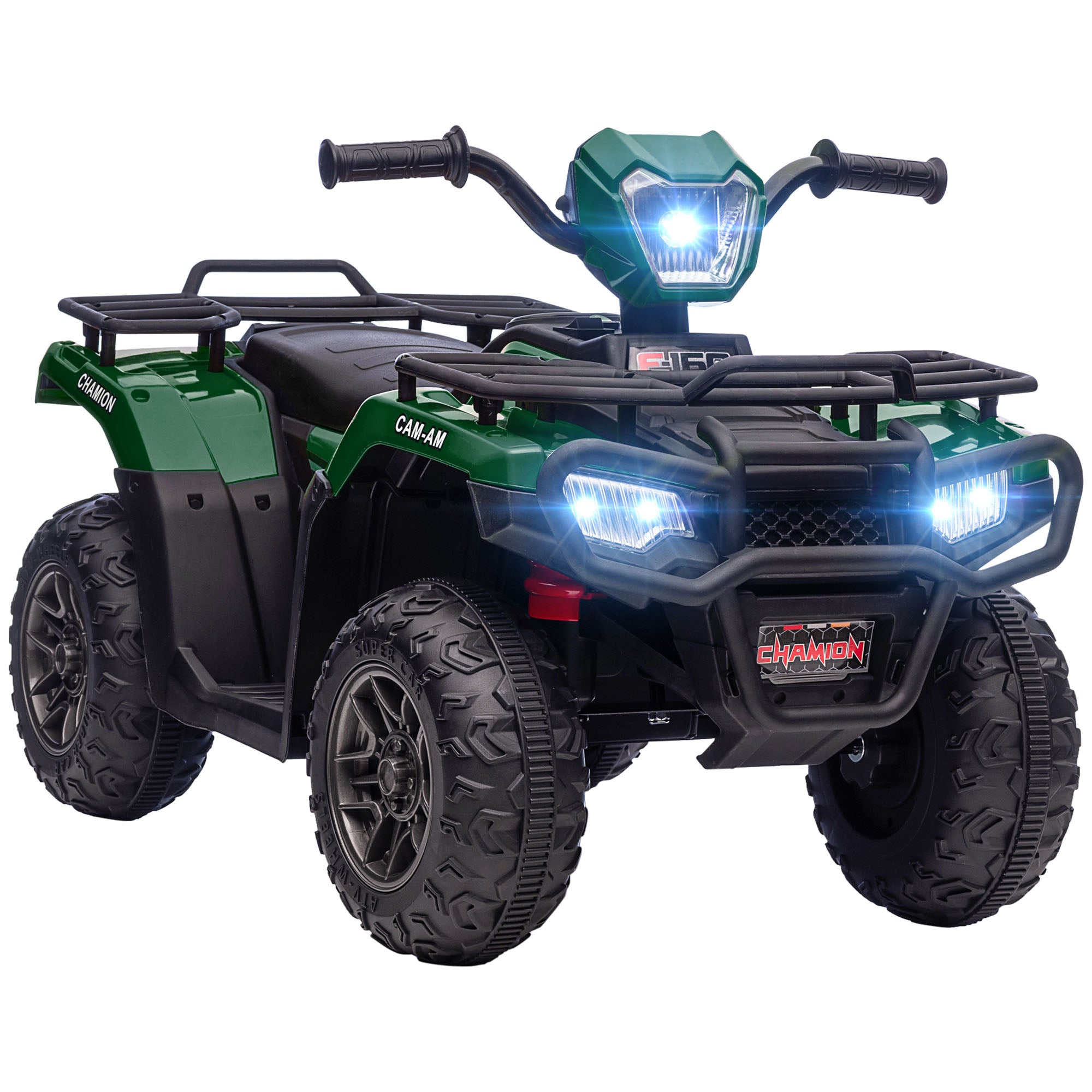 HOMCOM 12V Kids Electric Quad Bike - Green