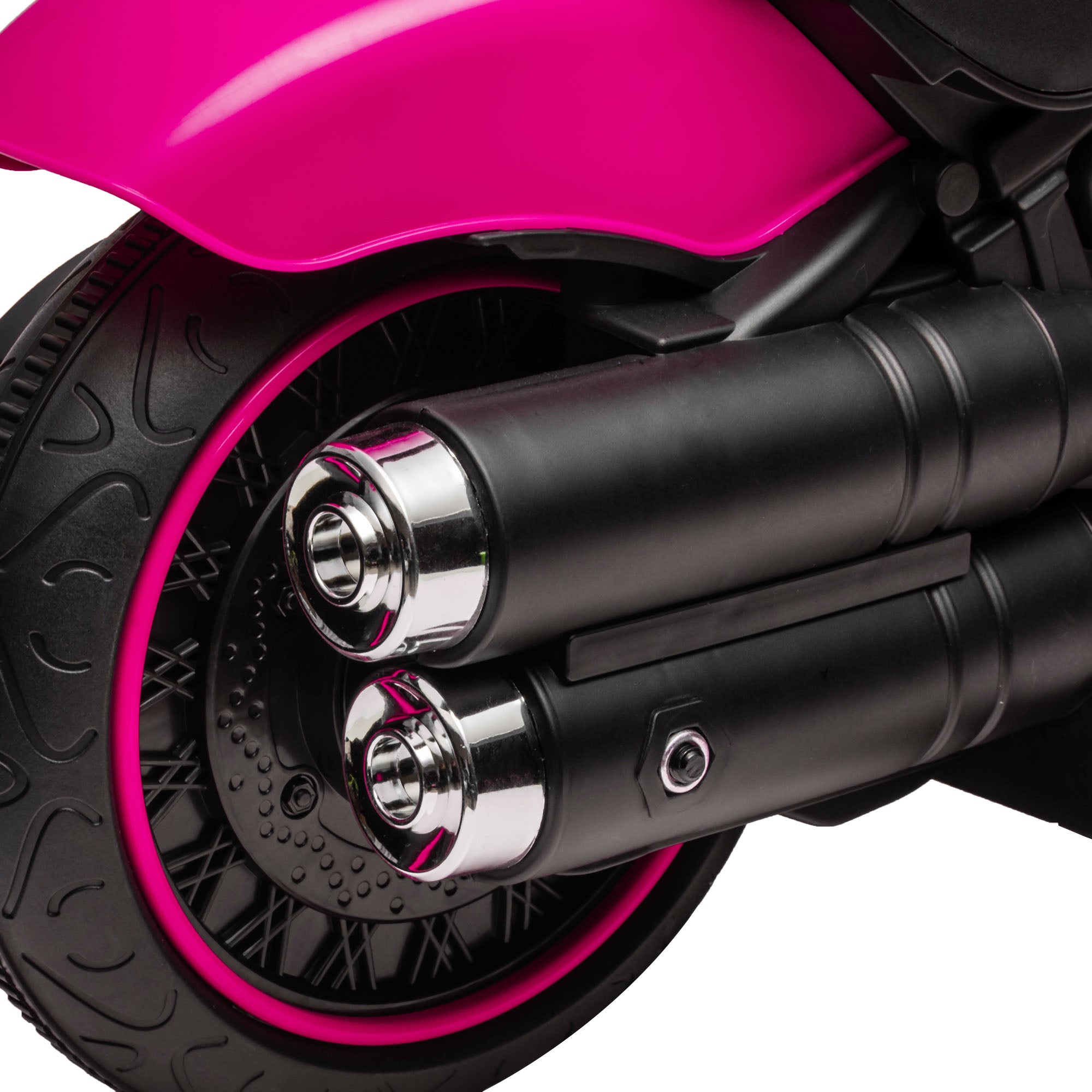 HOMCOM 6V Kids Electric Motorbike - Pink