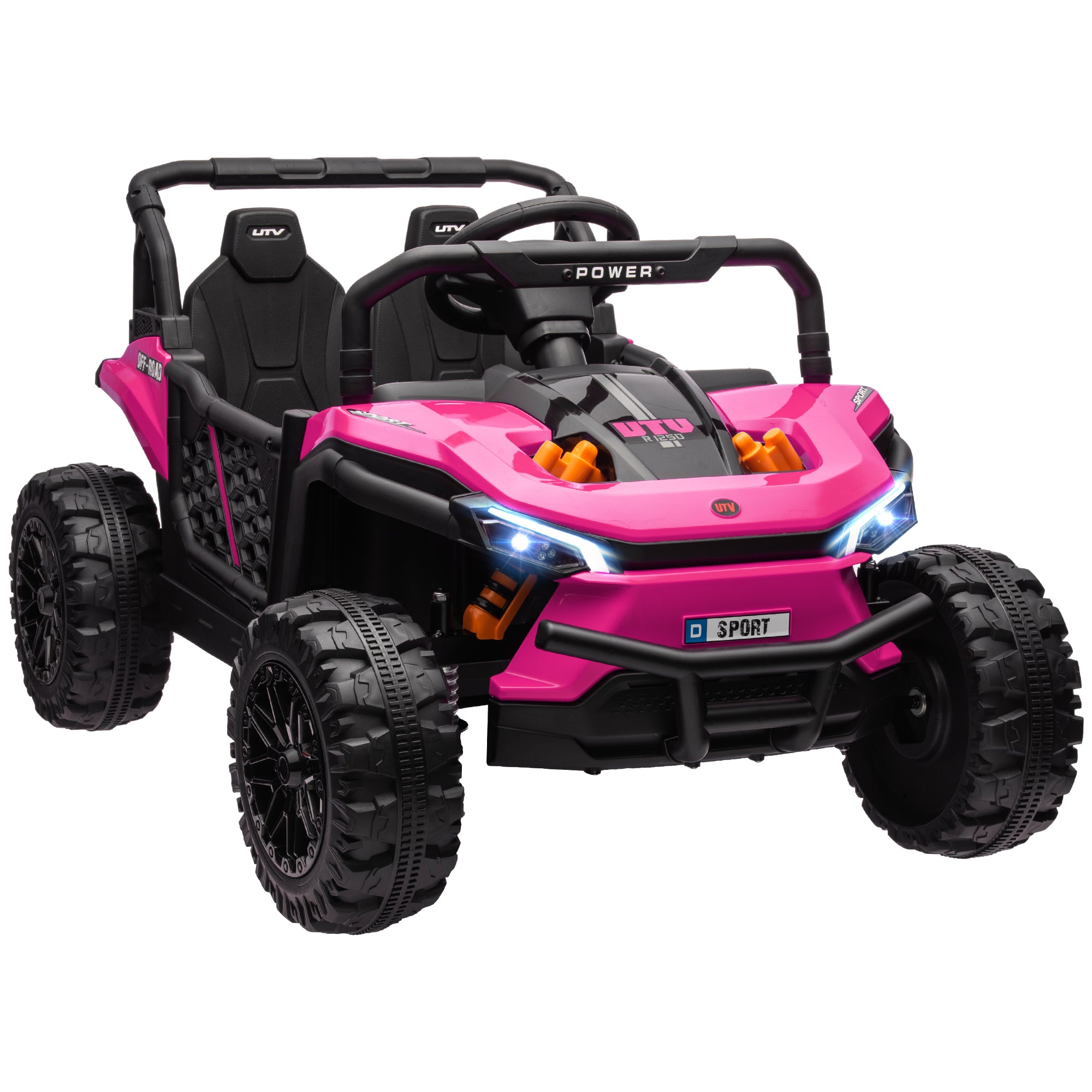 AIYAPLAY 12V Kids Ride-On Truck - Black