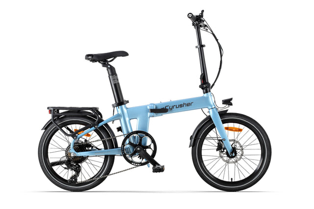 Cyrusher Sonder Lite folding electric bike in blue