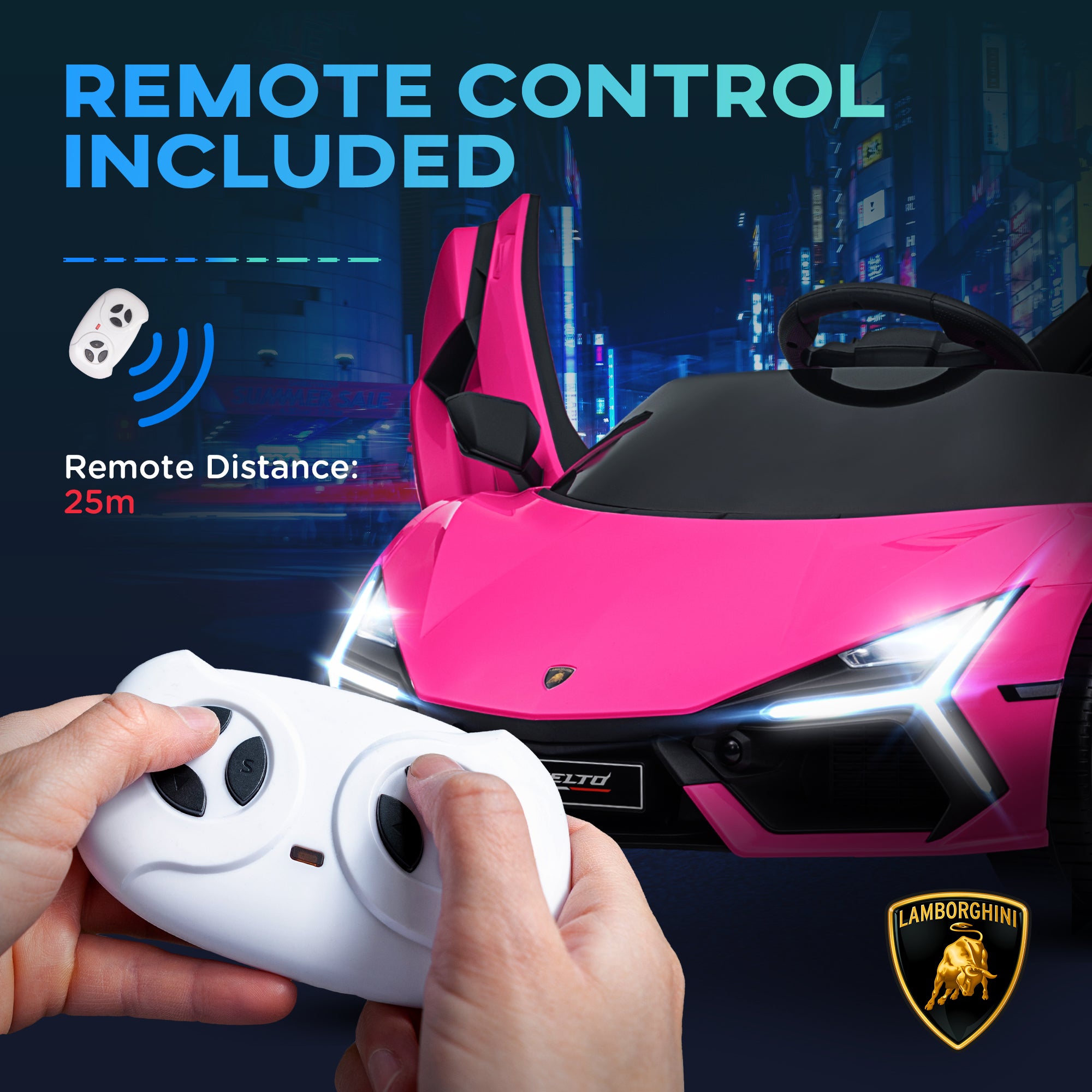 AIYAPLAY Lamborghini Revuelto 12V Kids Ride-On Car
