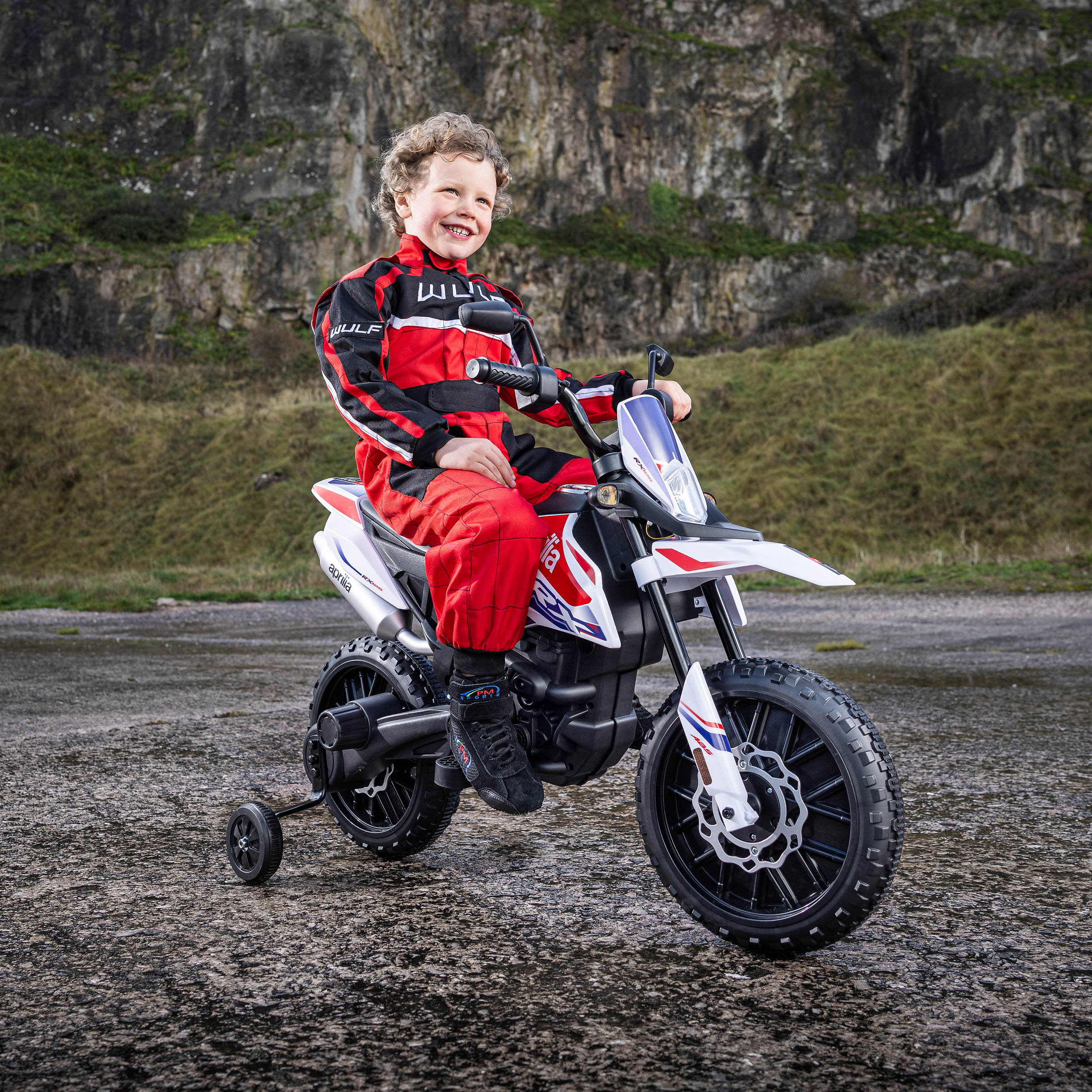 Aprilla RX125 Kids Ride On Bike 12V - Trail Surge