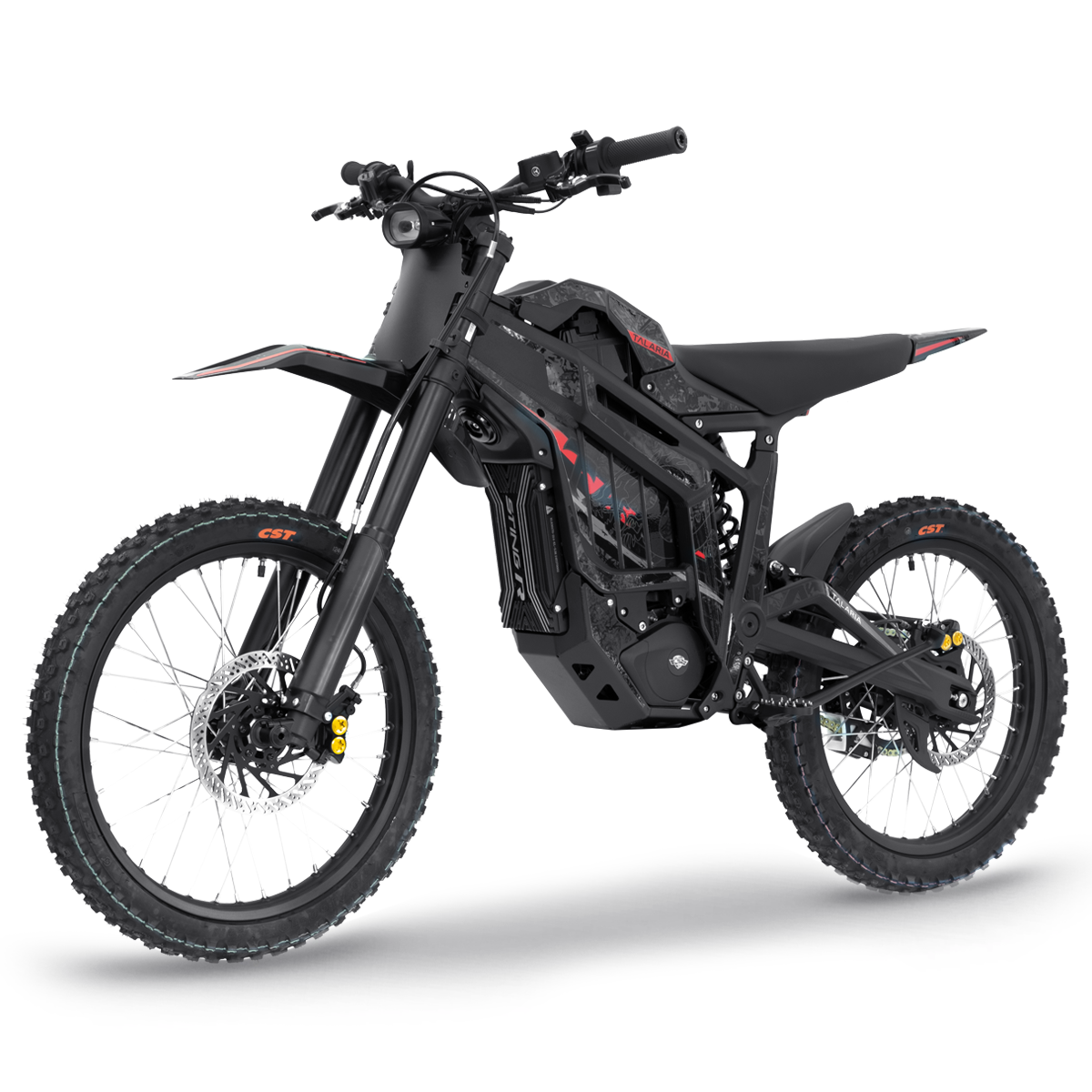 Talaria Sting Pro MX5 Electric Dirt Bike – Black full side product view