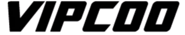 Black "VIPCOD" text logo in a stylized font above a white shield icon with a checkmark and "AUTHORIZED DEALER" text on black background