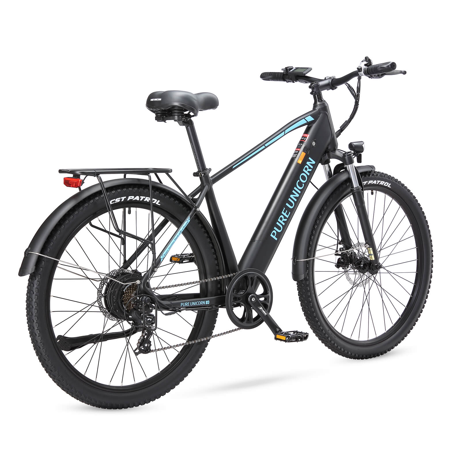 PURE UNICORN U3 48V 750W 12.8Ah All Terrain Electric Bike - image 6