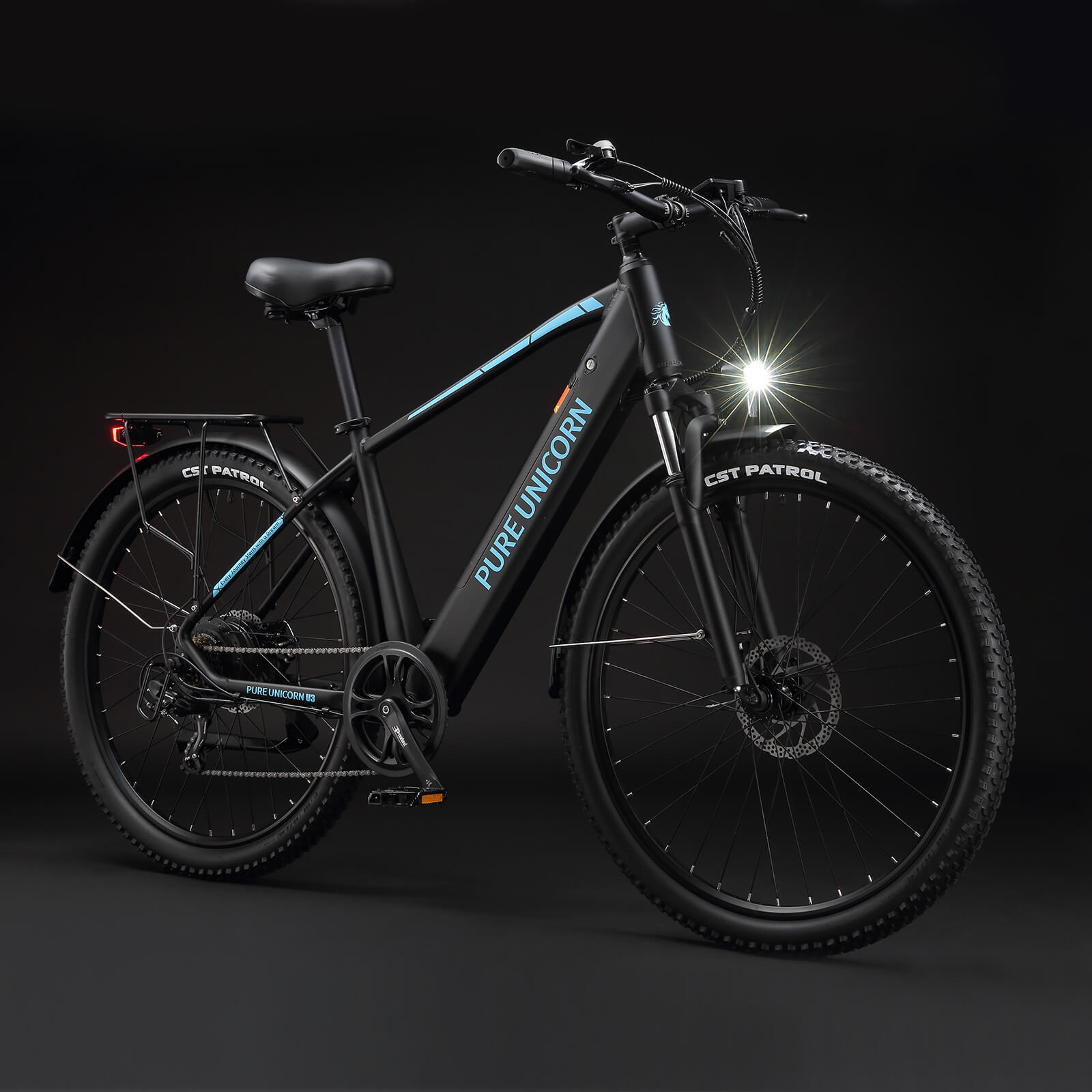 PURE UNICORN U3 48V 750W 12.8Ah All Terrain Electric Bike - image 7